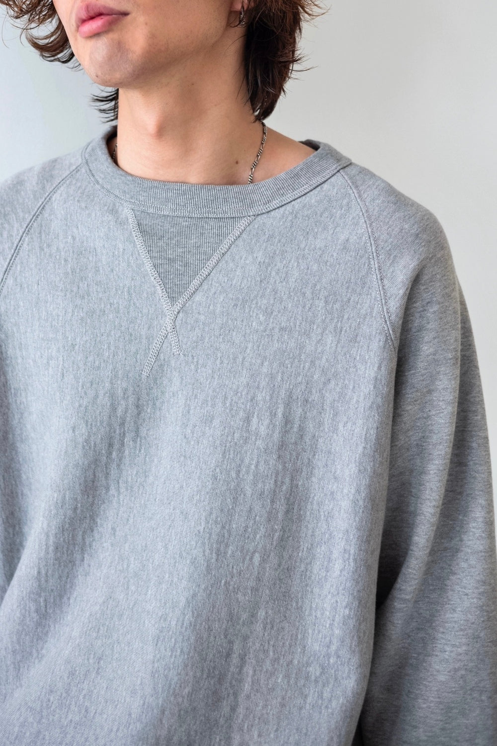 Fluffy Crew Neck Pullover