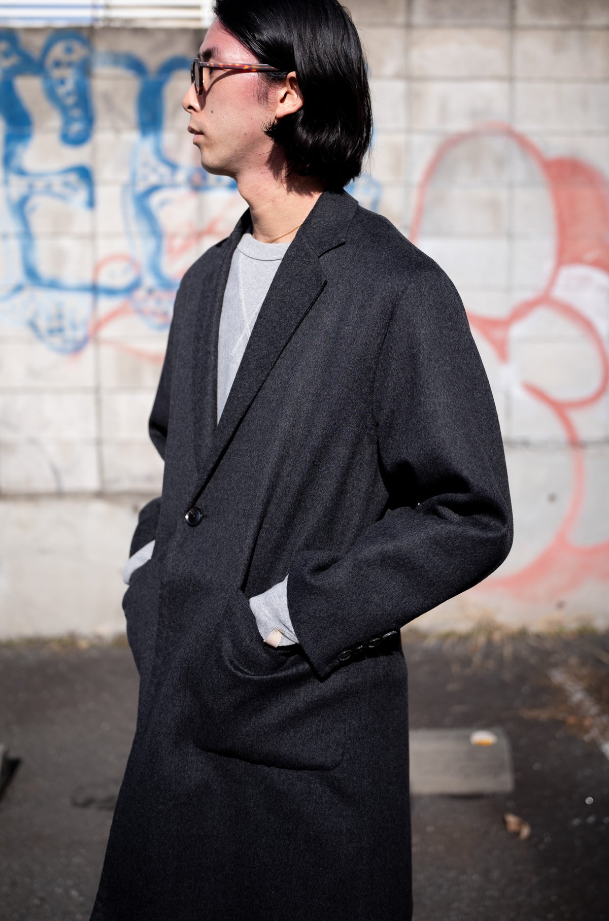 Hand Rever Chesterfield Coat | cliché