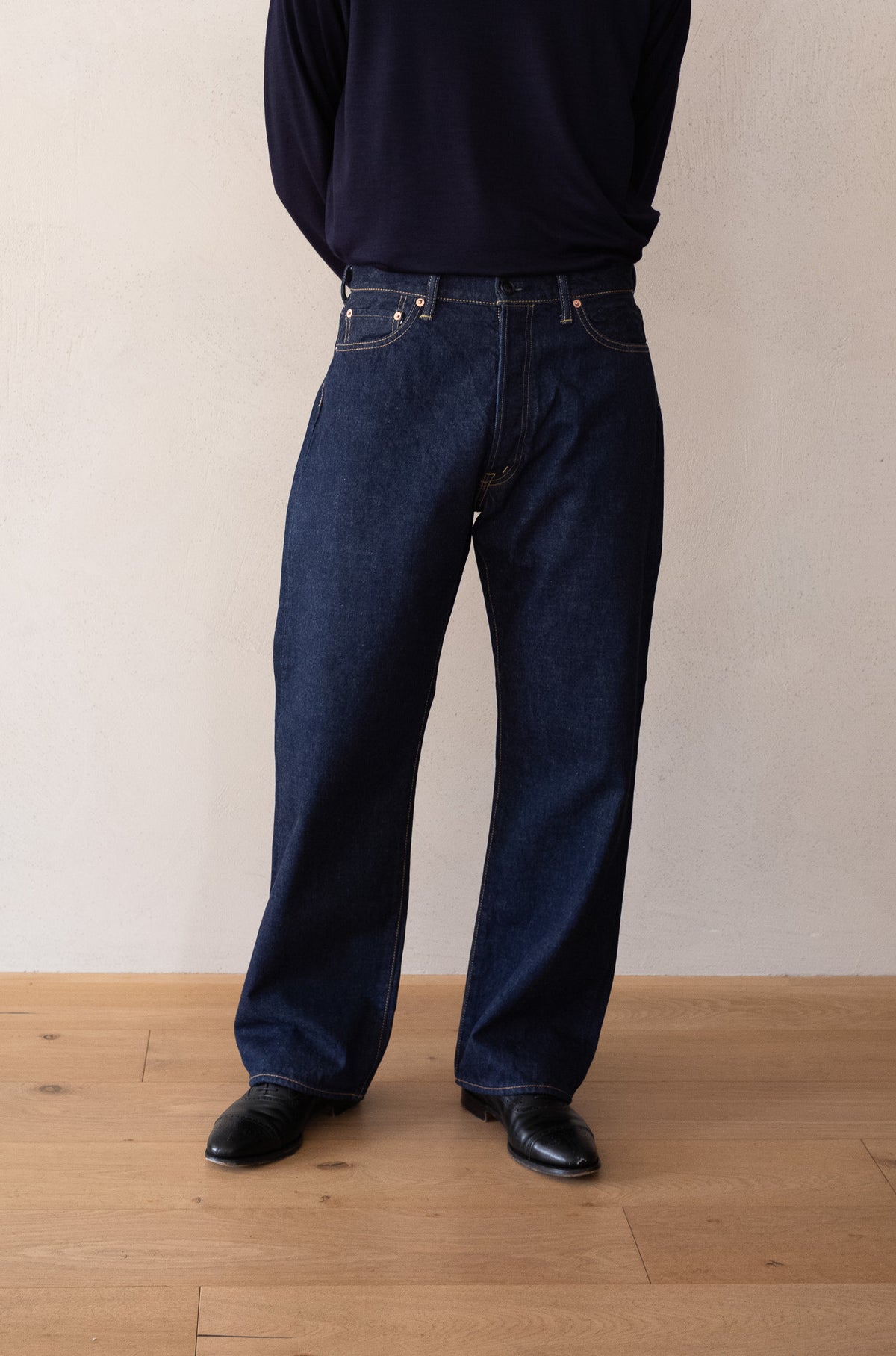 Denim Straight Trousers （ONE WASH） | cliché