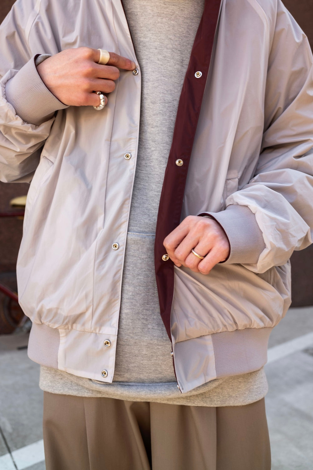 EXCLUSIVE] REVERSIBLE SNAP BLOUSON 