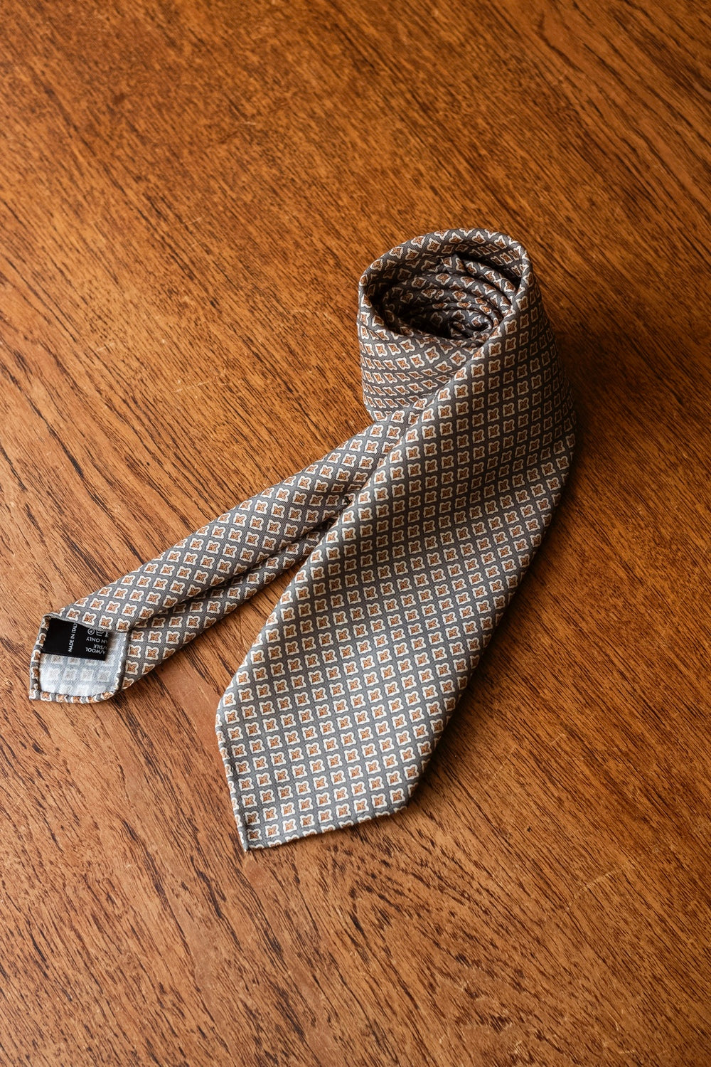 小物 Atto Vannucci (sette pieghe) MOD 7 / SILK SETTE PIEGHE SMALL PATTERN TIE | cliché