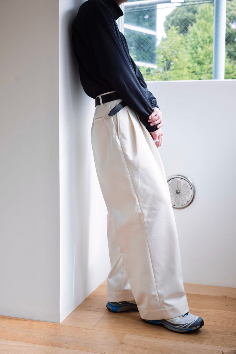 cliché EX WIDE TROUSERS 〔OFF WHITE〕 L1008646_d258e4bf-cd0c-44ac-