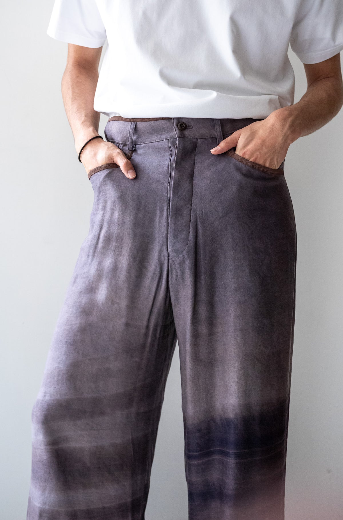 GATHERED WAIST WIDE PANTS | cliché