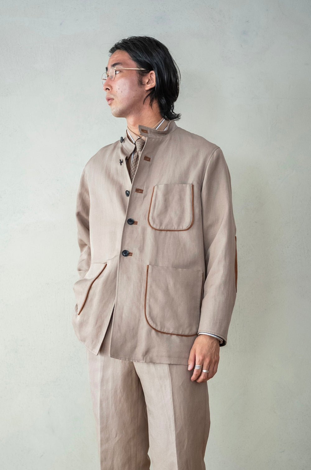 Silk Linen Forestiere Jacket | cliché