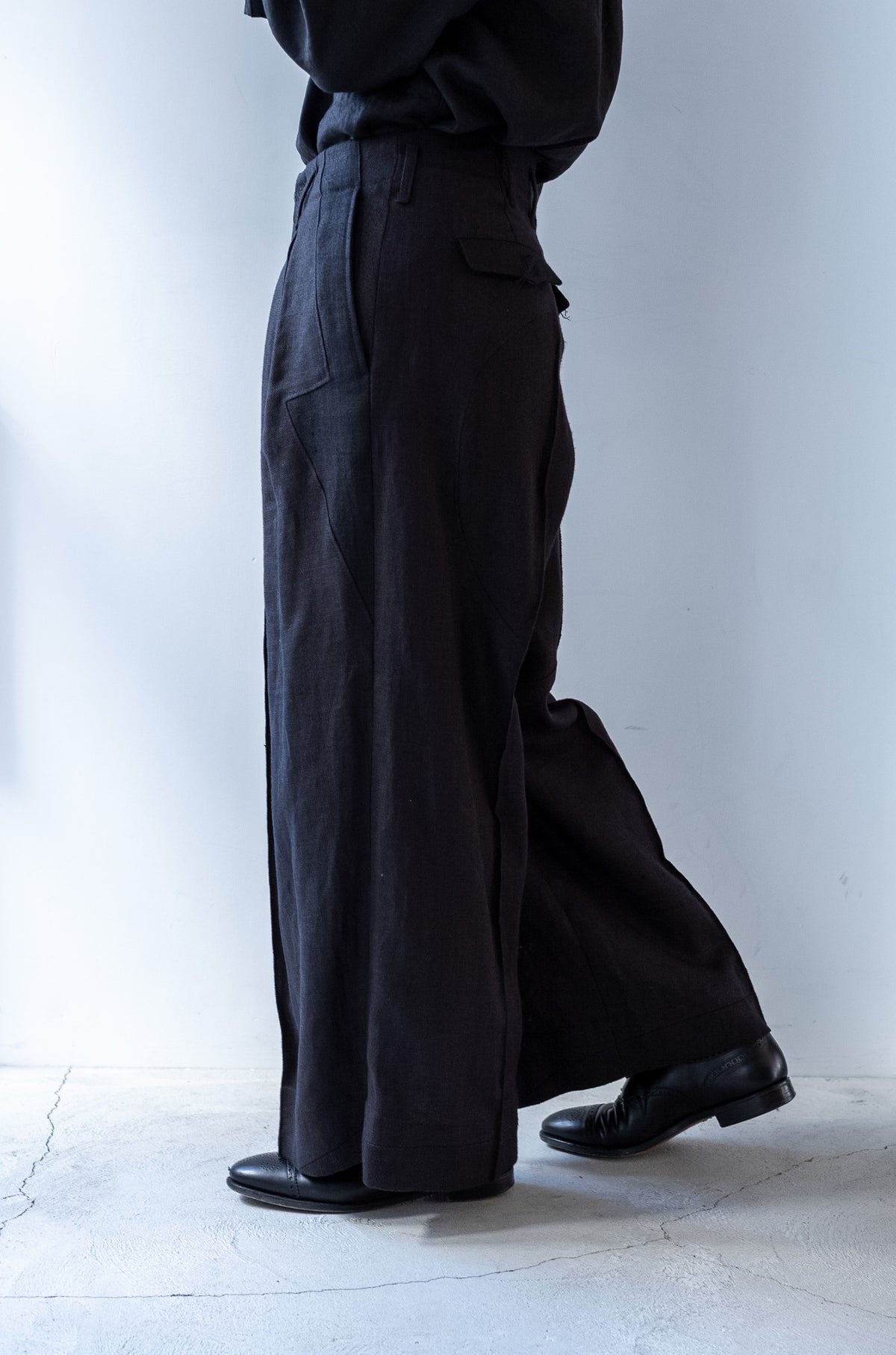 90s CONDOR linen pant リネンパンツ LINEN WIDE PANTS : | cliché