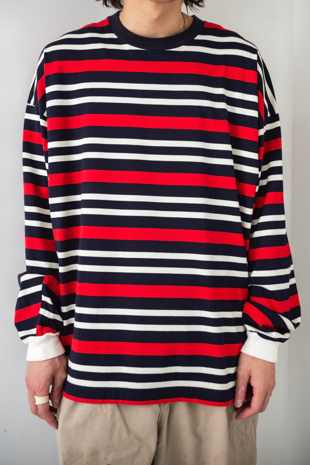 WIDE TWIST LS BORDER | cliché