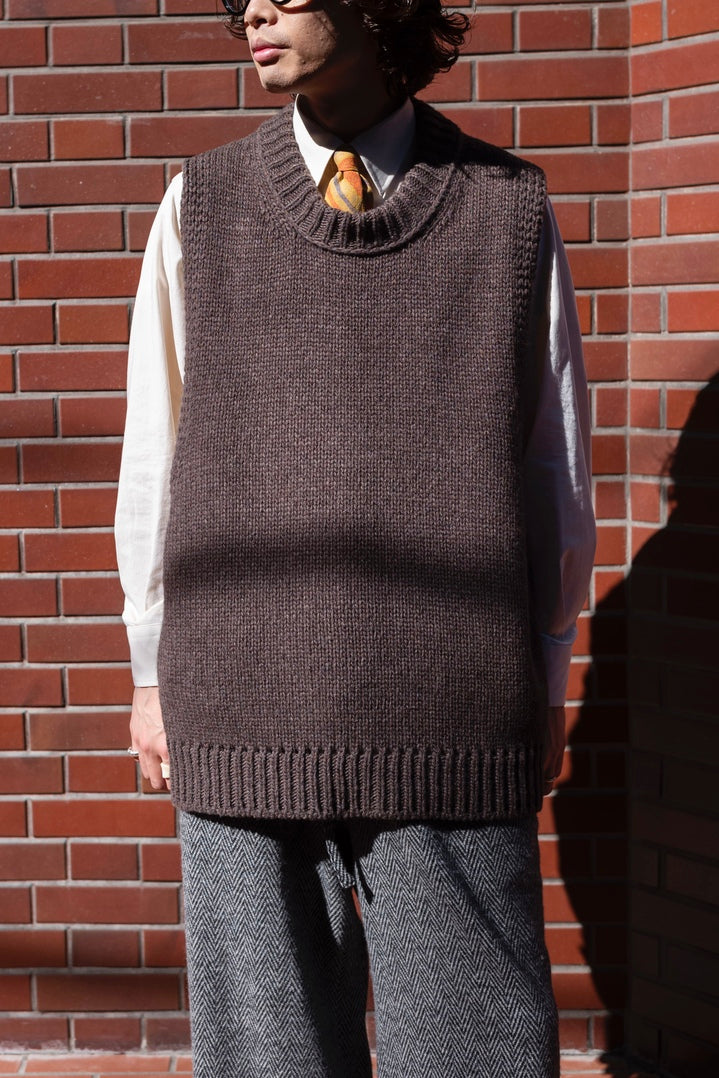 cliche ROVING 5G OVER KNIT VESTウールカシミヤ L1006404_536451a1-d47b-43ff-