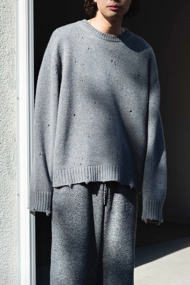 〔Exclusive〕Pure Cashmere Grunge Sweater