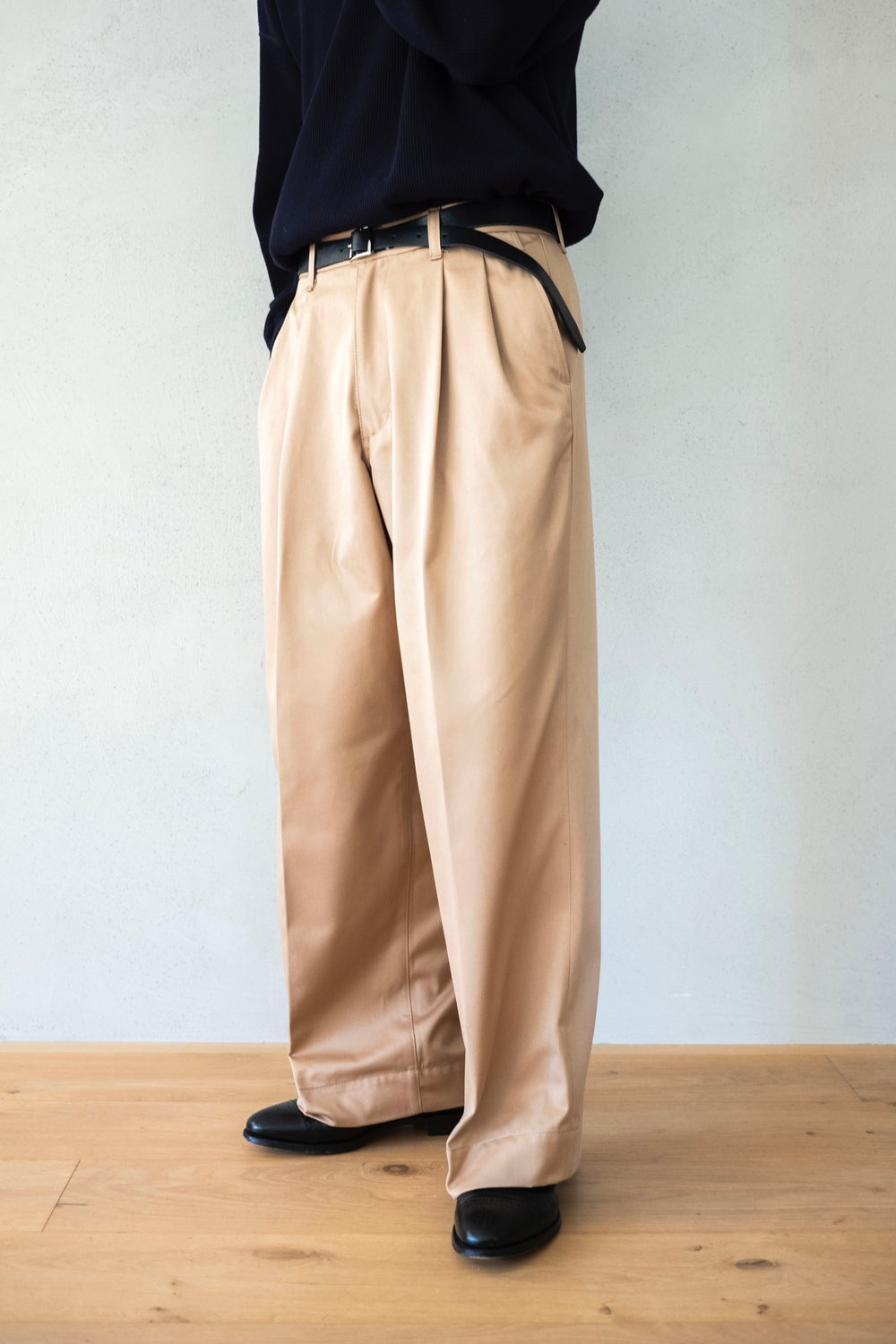 EX WIDE TROUSERS 〔NEW BEIGE〕 | cliché