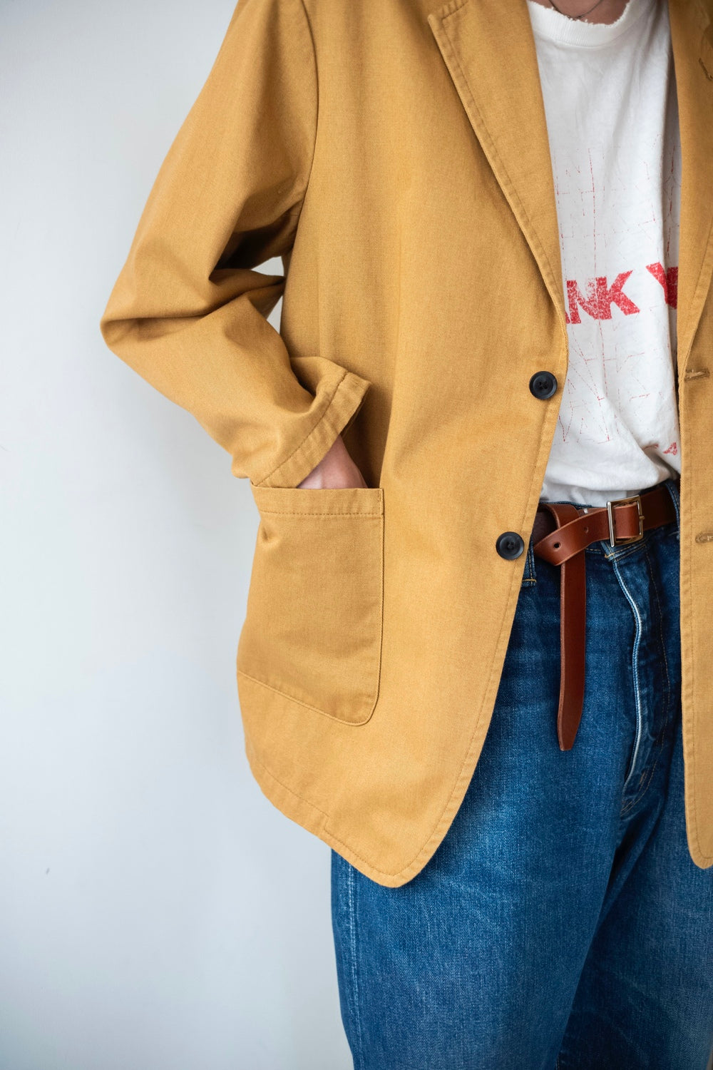 未使用 CANTATE Theren Dye Chinos Size 34 Theren Dye Jacket | cliché
