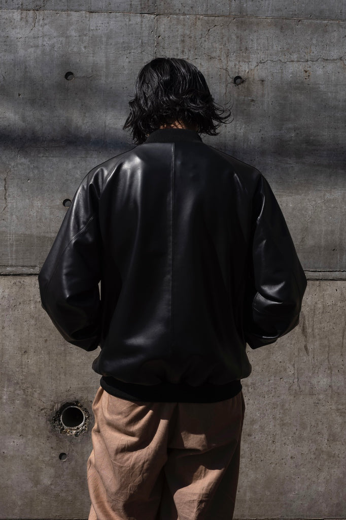 〔EXCLUSIVE〕LEATHER TRACK JACKET