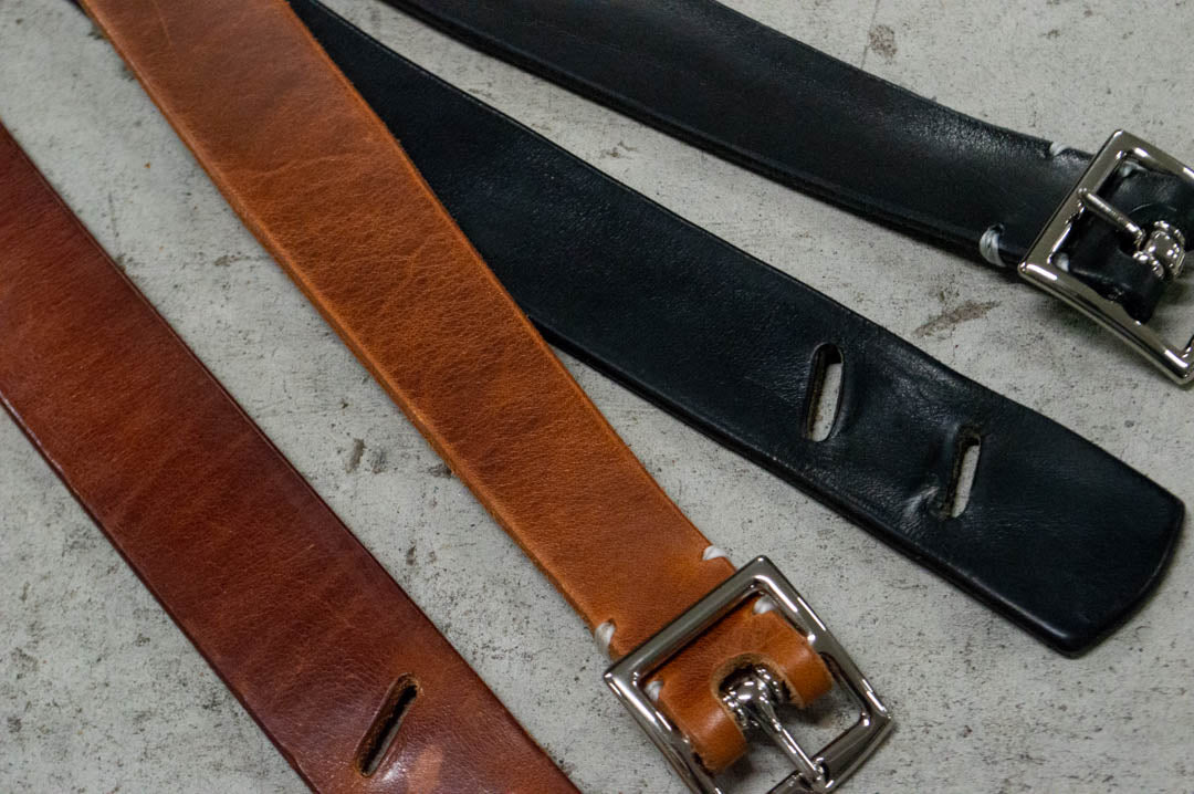 cantate カンタータ リボンノット レザーベルト ブラック Ribbon Belt