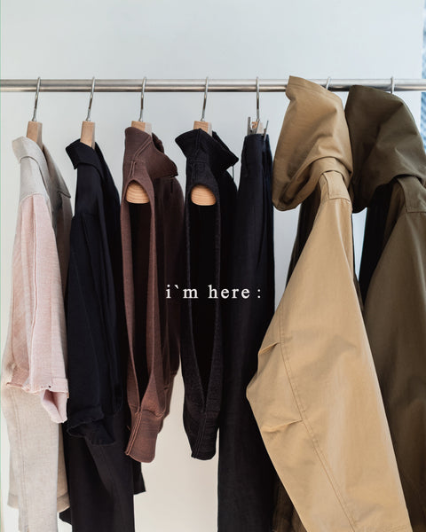 より確かなものへ —— i'm here 26SS | cliché より確かなものへ —— i'm here 26SS | cliché