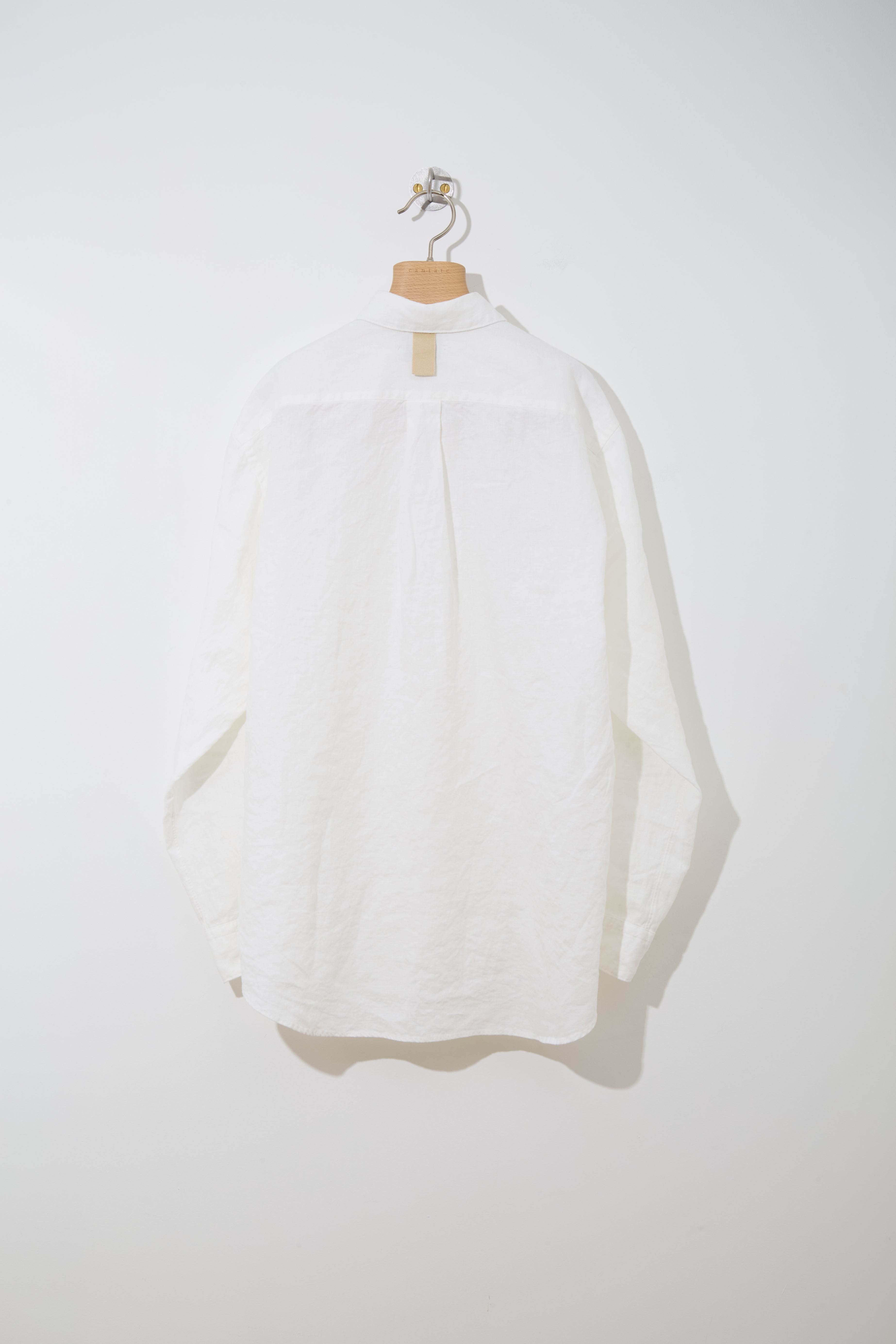 Essential Linen Shirt 〔WHITE〕
