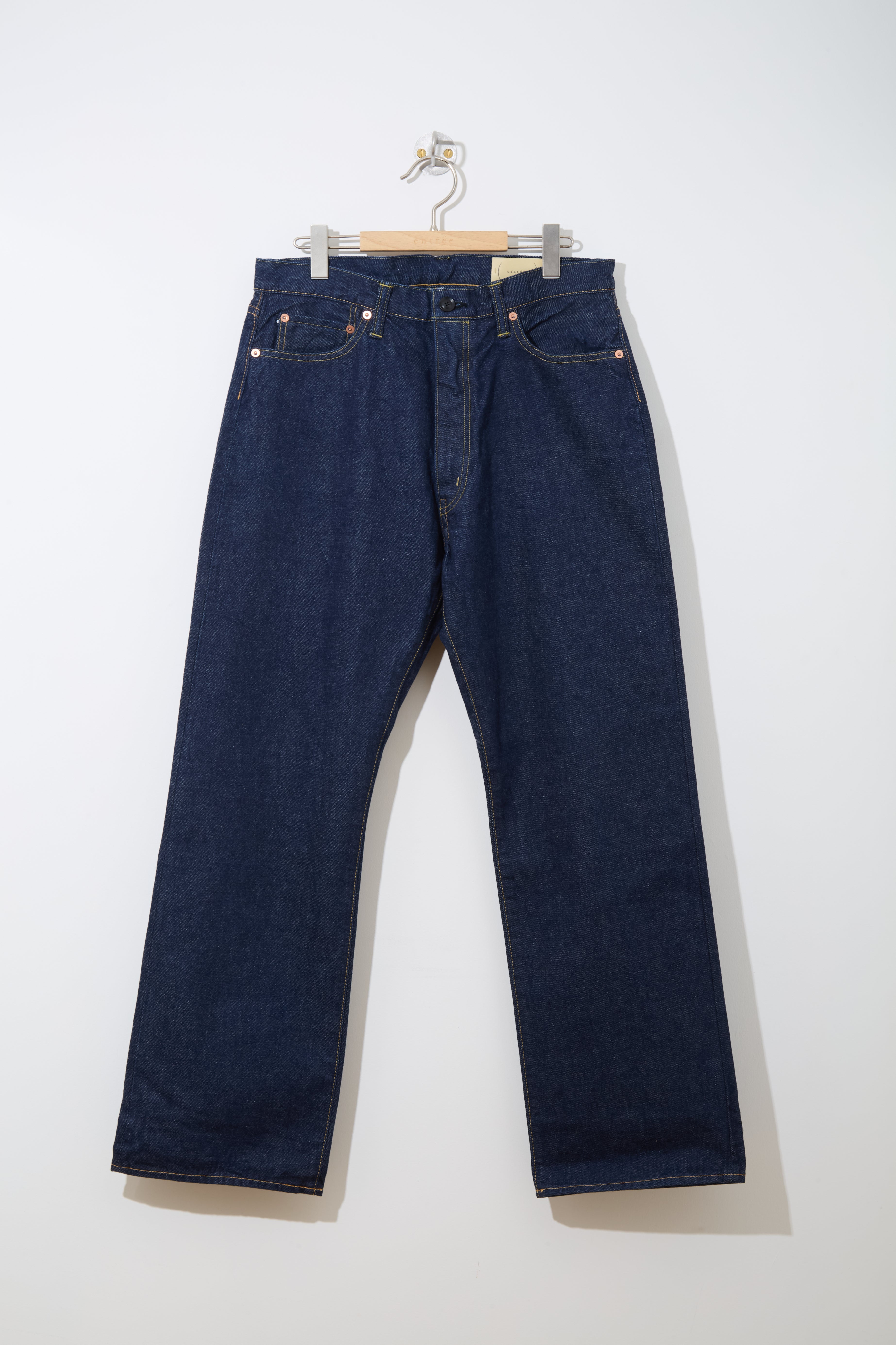 Denim Flare Trousers 〔INDIGO〕