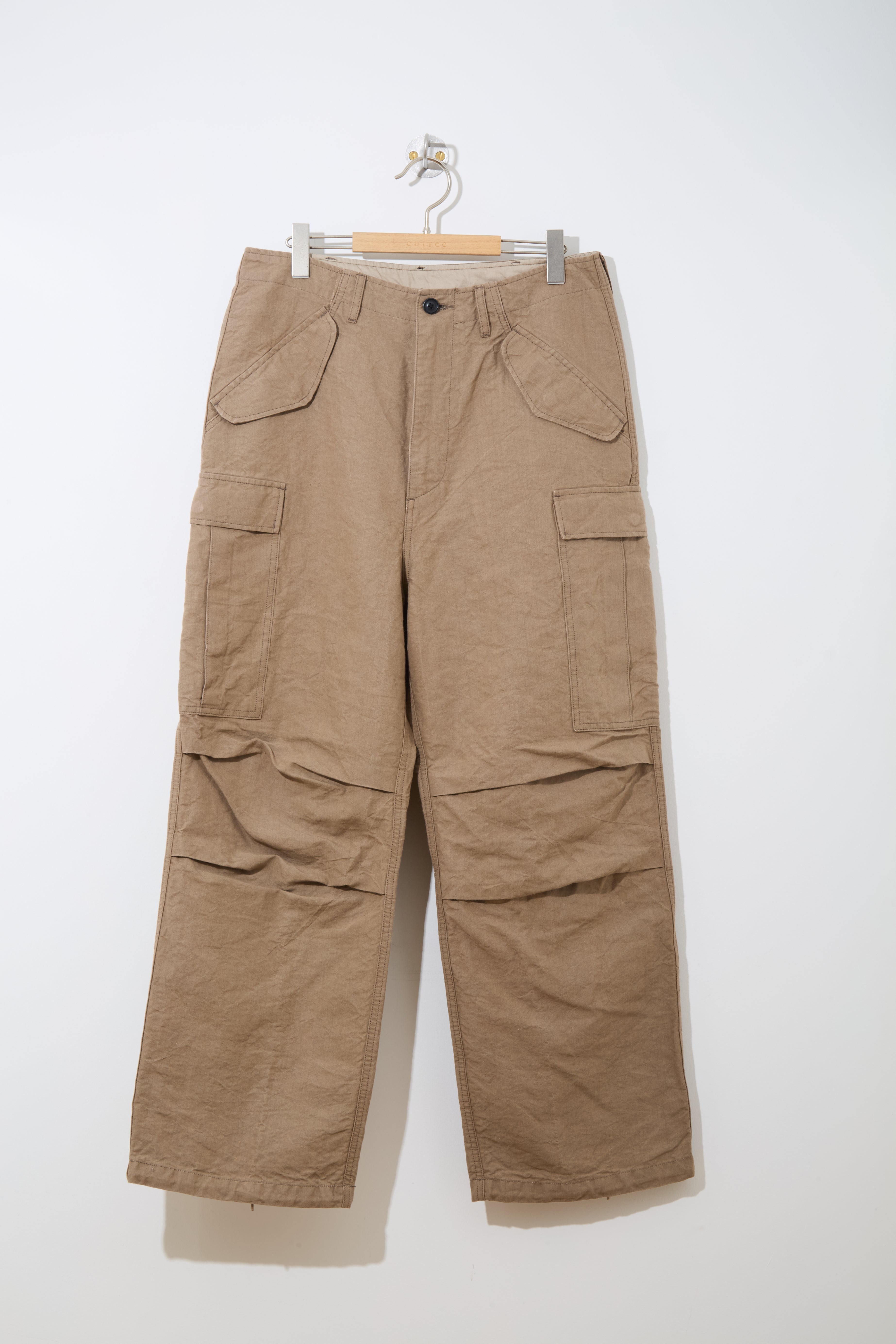 Linen Washi M51 Cargo Pants 〔TAN〕
