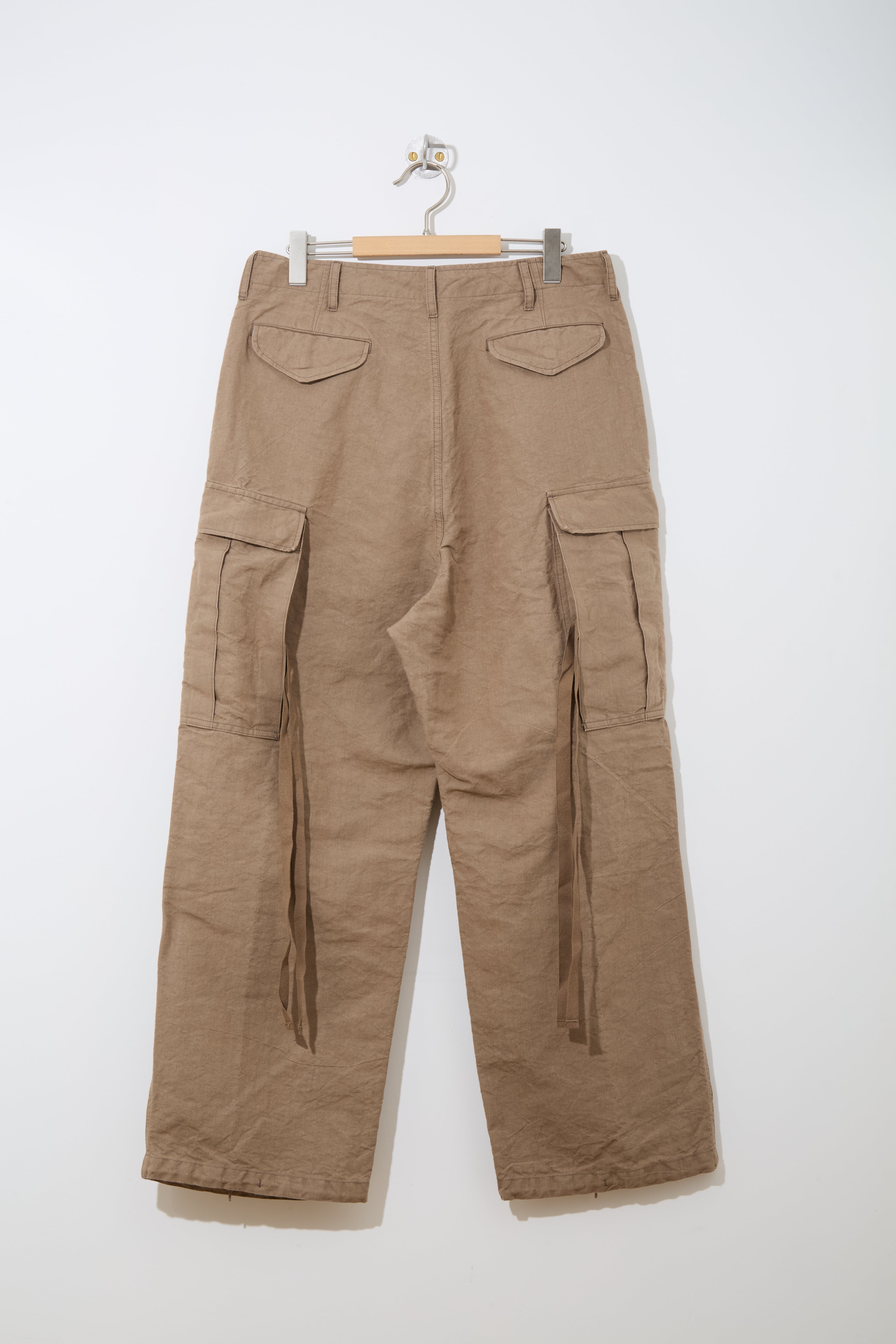 Linen Washi M51 Cargo Pants 〔TAN〕