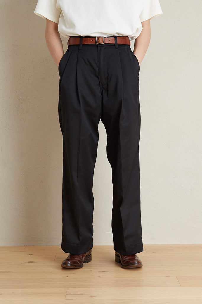 EX WIDE TROUSERS [NAVY]