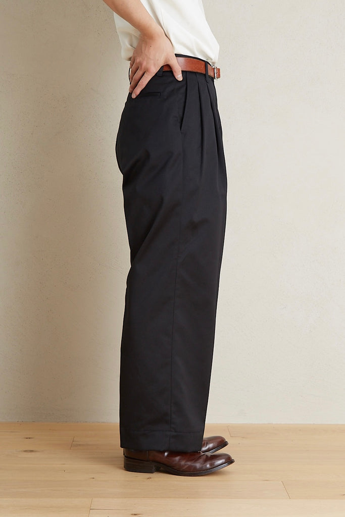 EX WIDE TROUSERS [NAVY]