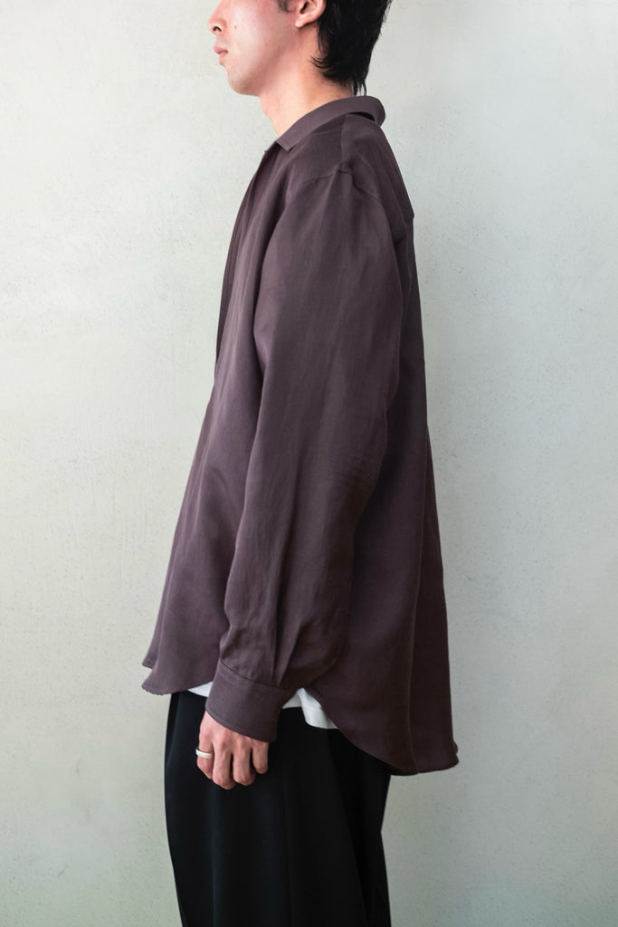 TWILL OVERSIZED SKIPPER SHIRT