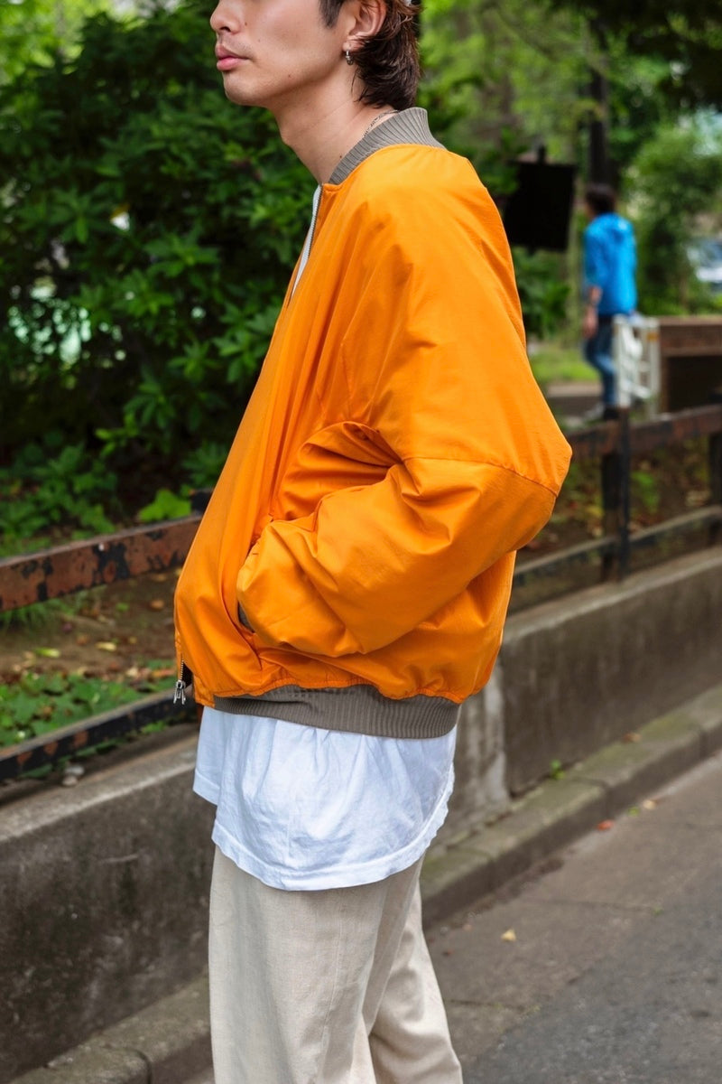 QUILTED MESH REVERSIBLE MA-1 | cliché
