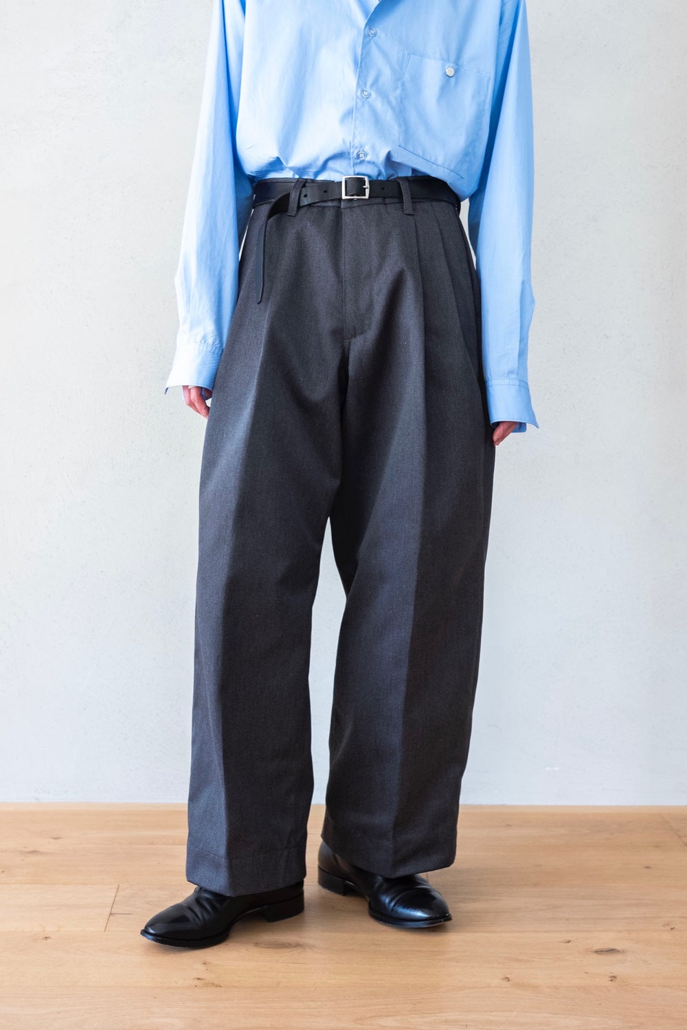 EX WIDE TROUSERS 〔GRAY〕