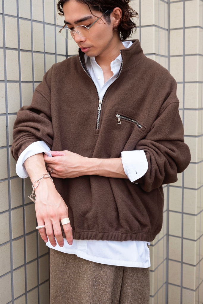 HALF ZIP FLEECE 〔CASTORO〕