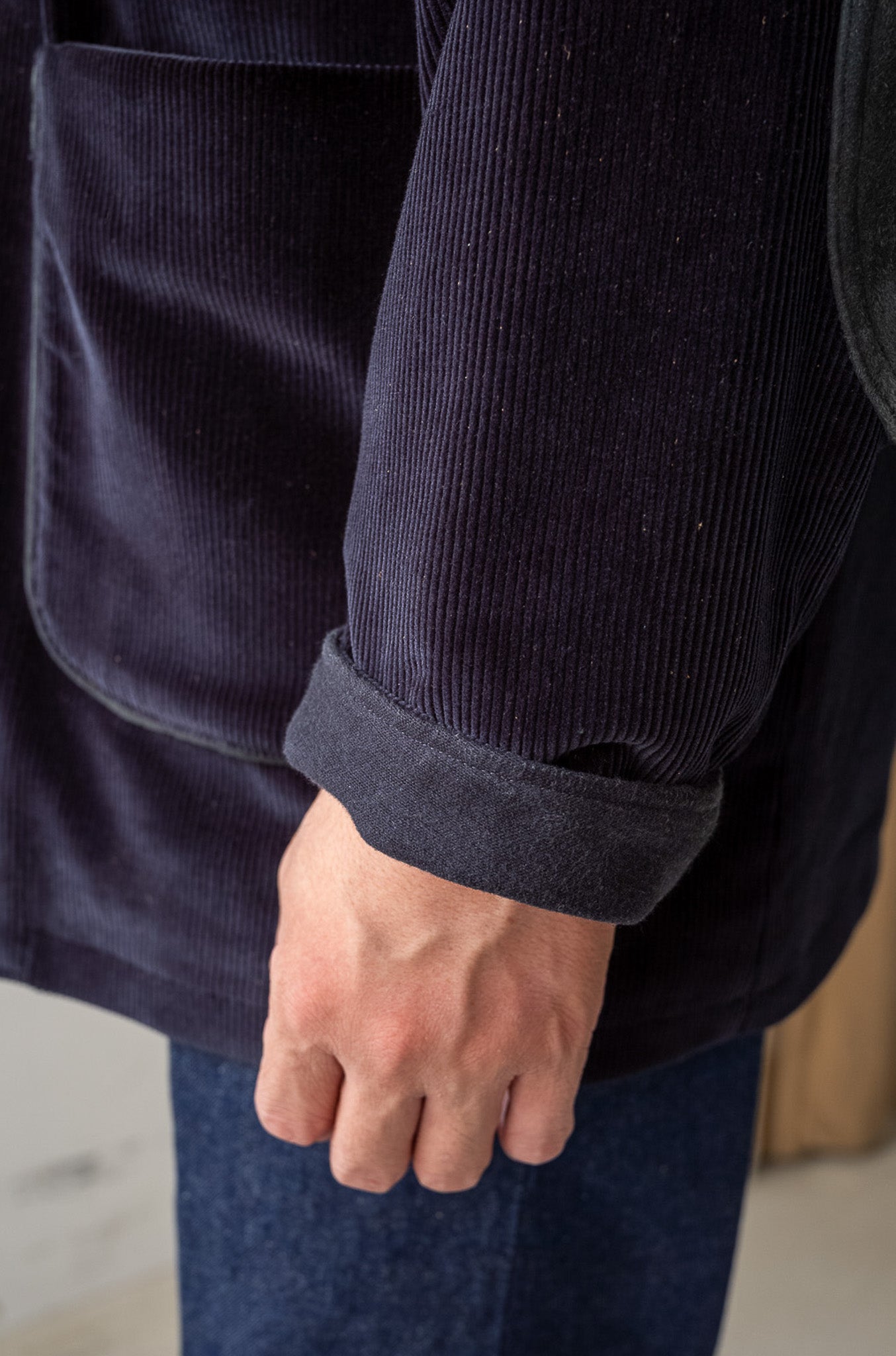 Corduroy Forestiere Jacket〔NAVY〕