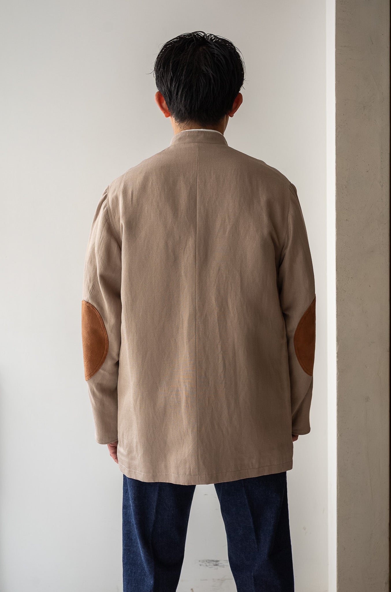 Silk Linen Forestiere Jacket〔MARON〕