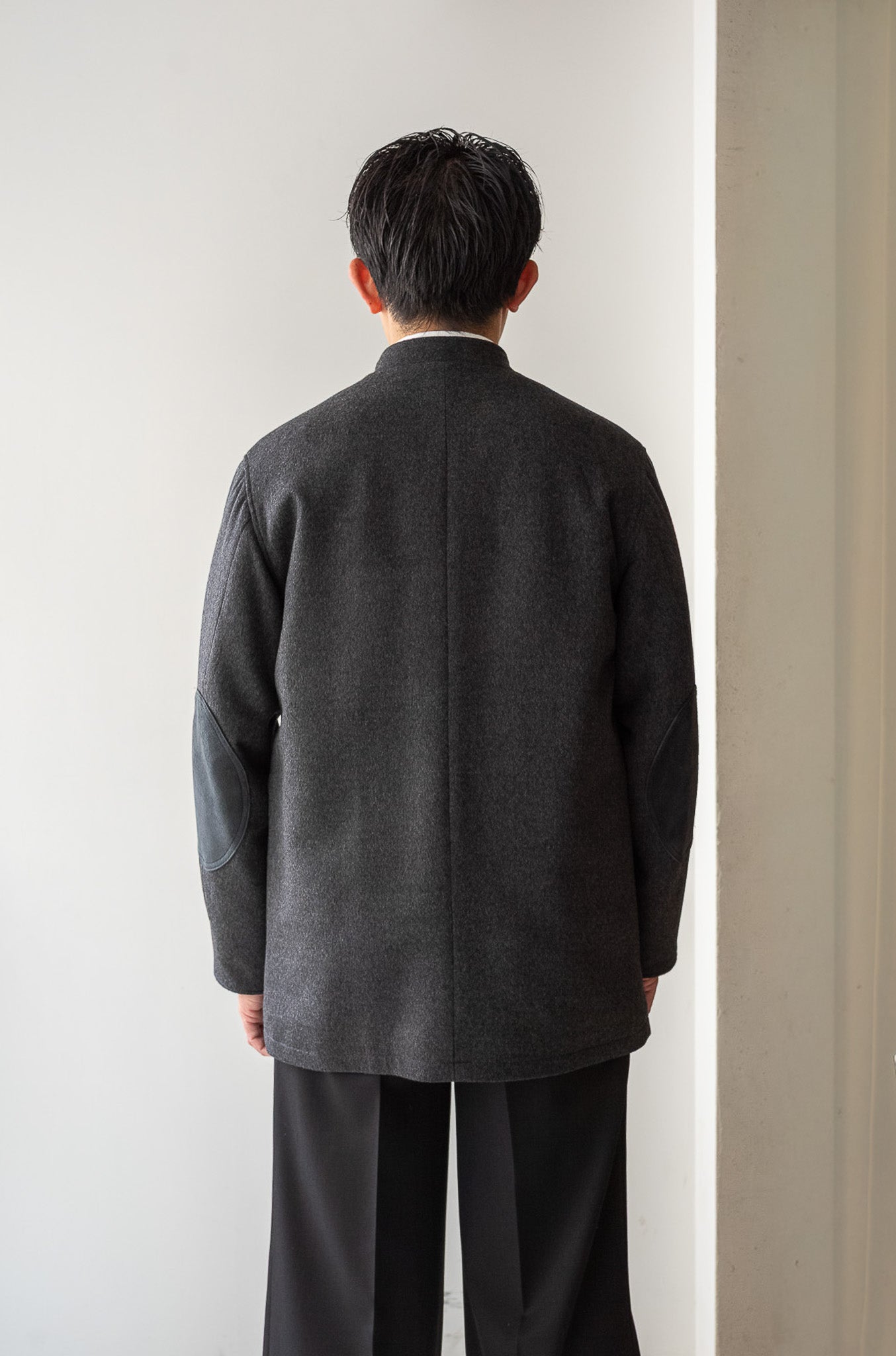 Wool Flannel Forestiere Jacket〔GRAY〕