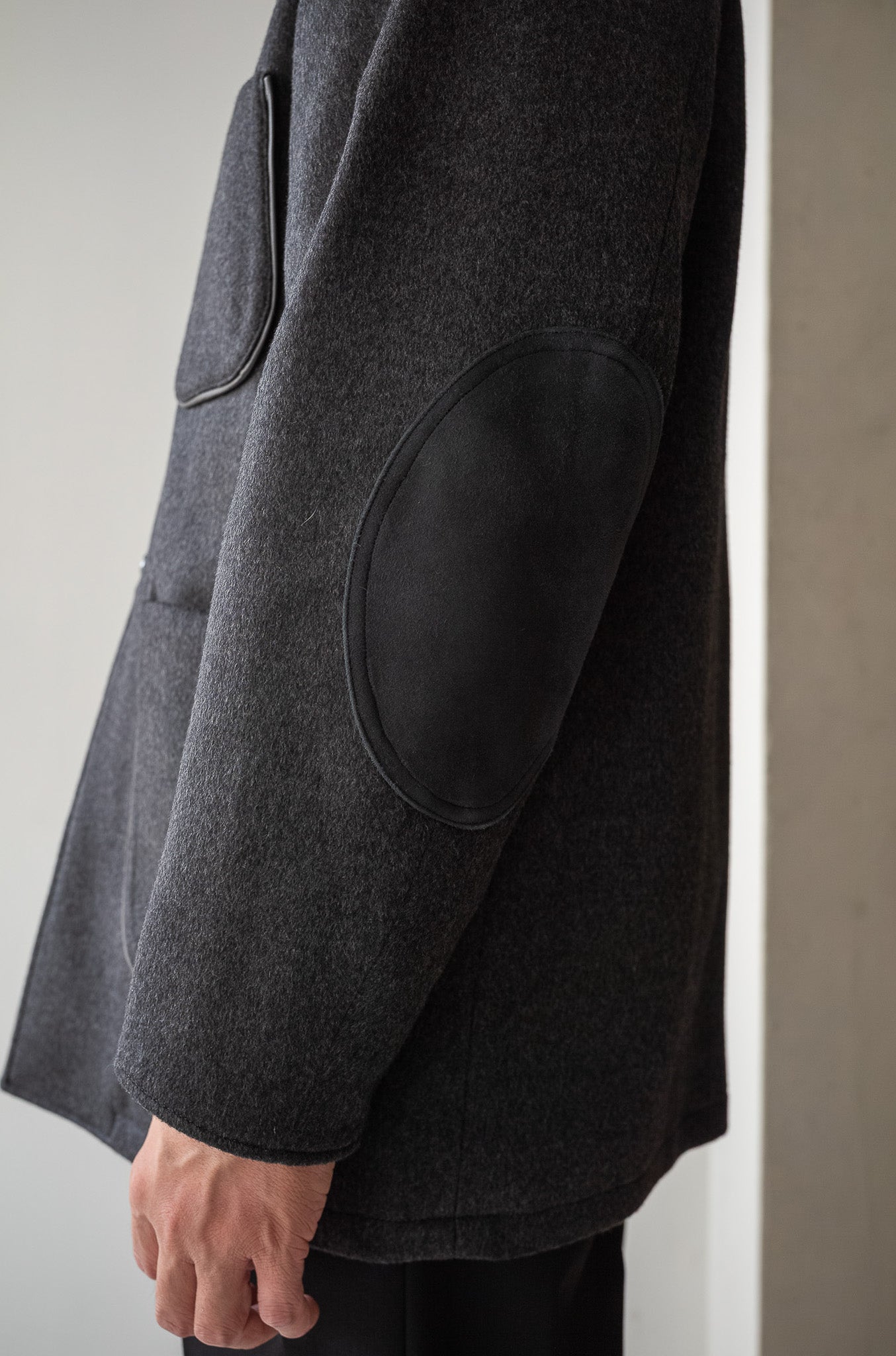Wool Flannel Forestiere Jacket〔GRAY〕
