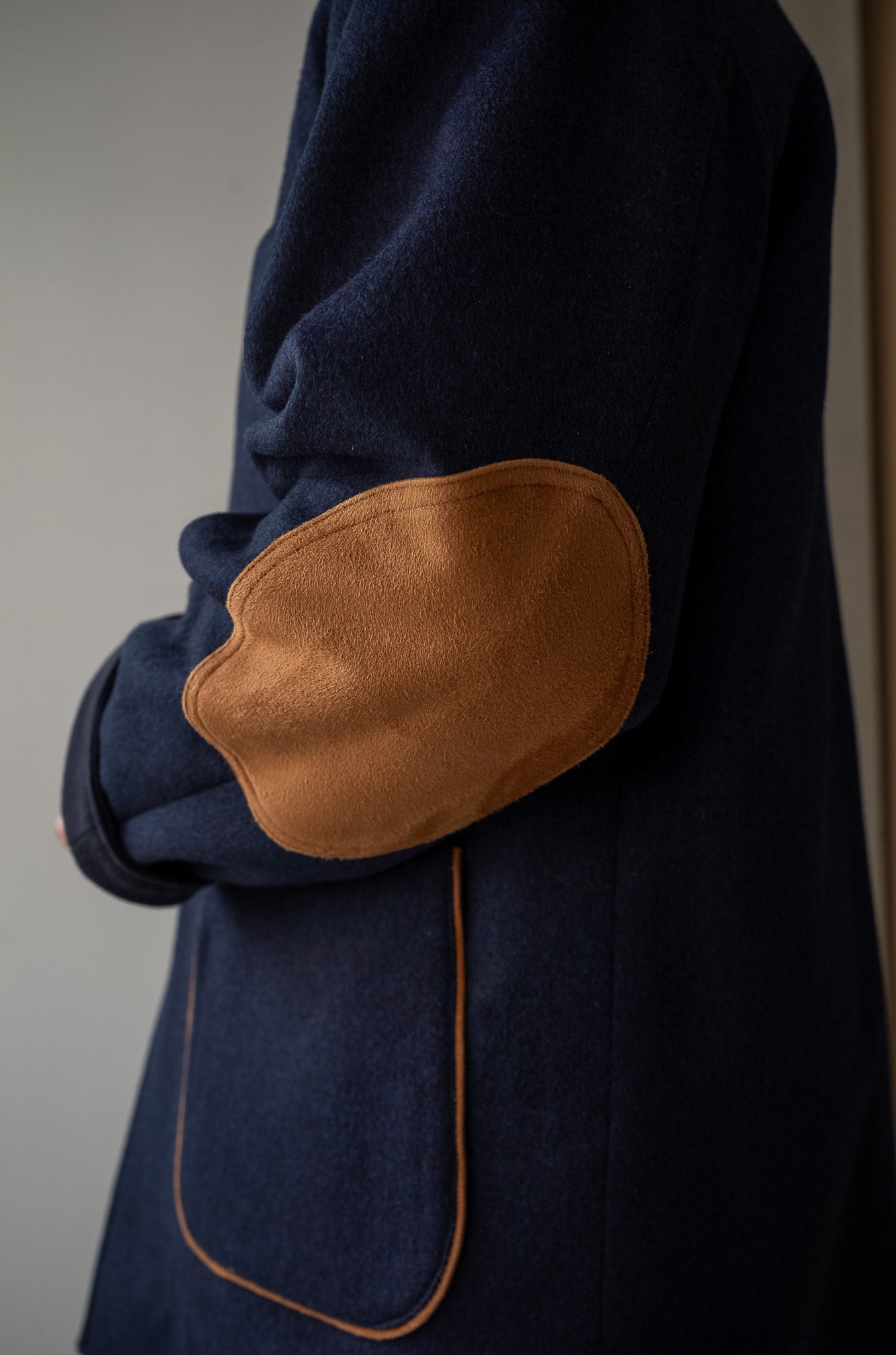 Wool Flannel Forestiere Jacket 〔NAVY〕