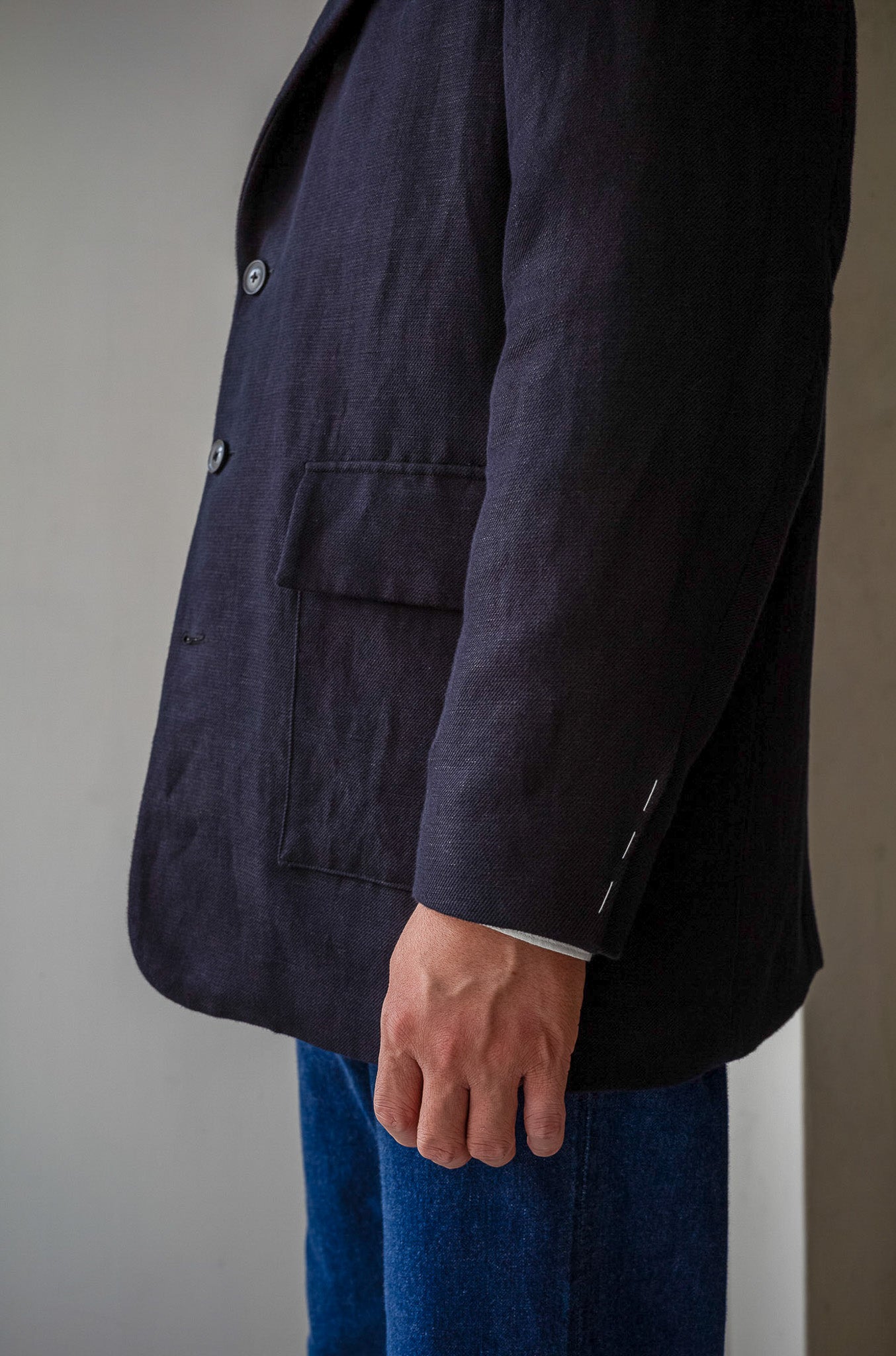 C/Li Double Cloth Directors Jacket〔NOIR〕
