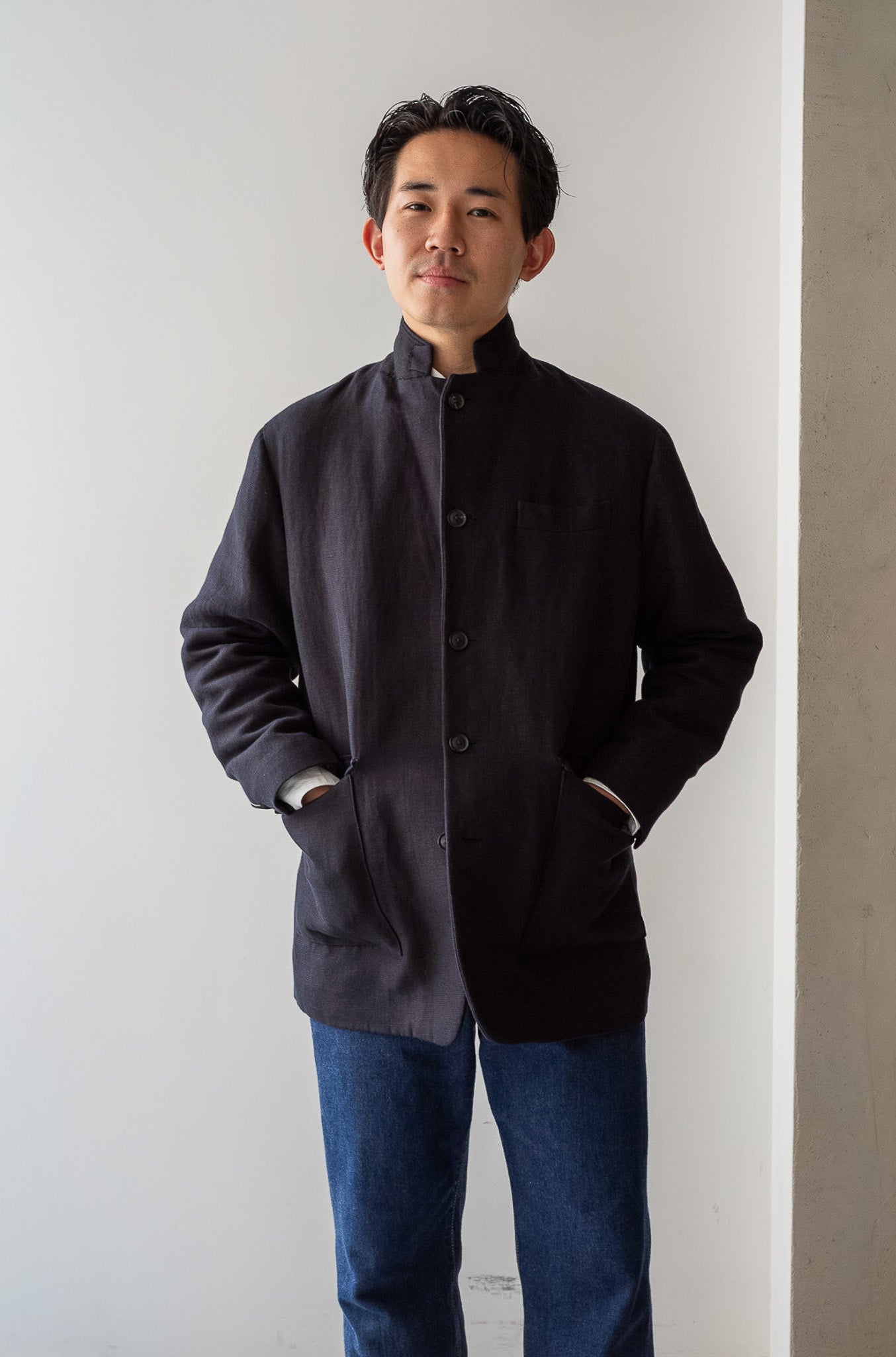 C/Li Double Cloth Directors Jacket〔NOIR〕