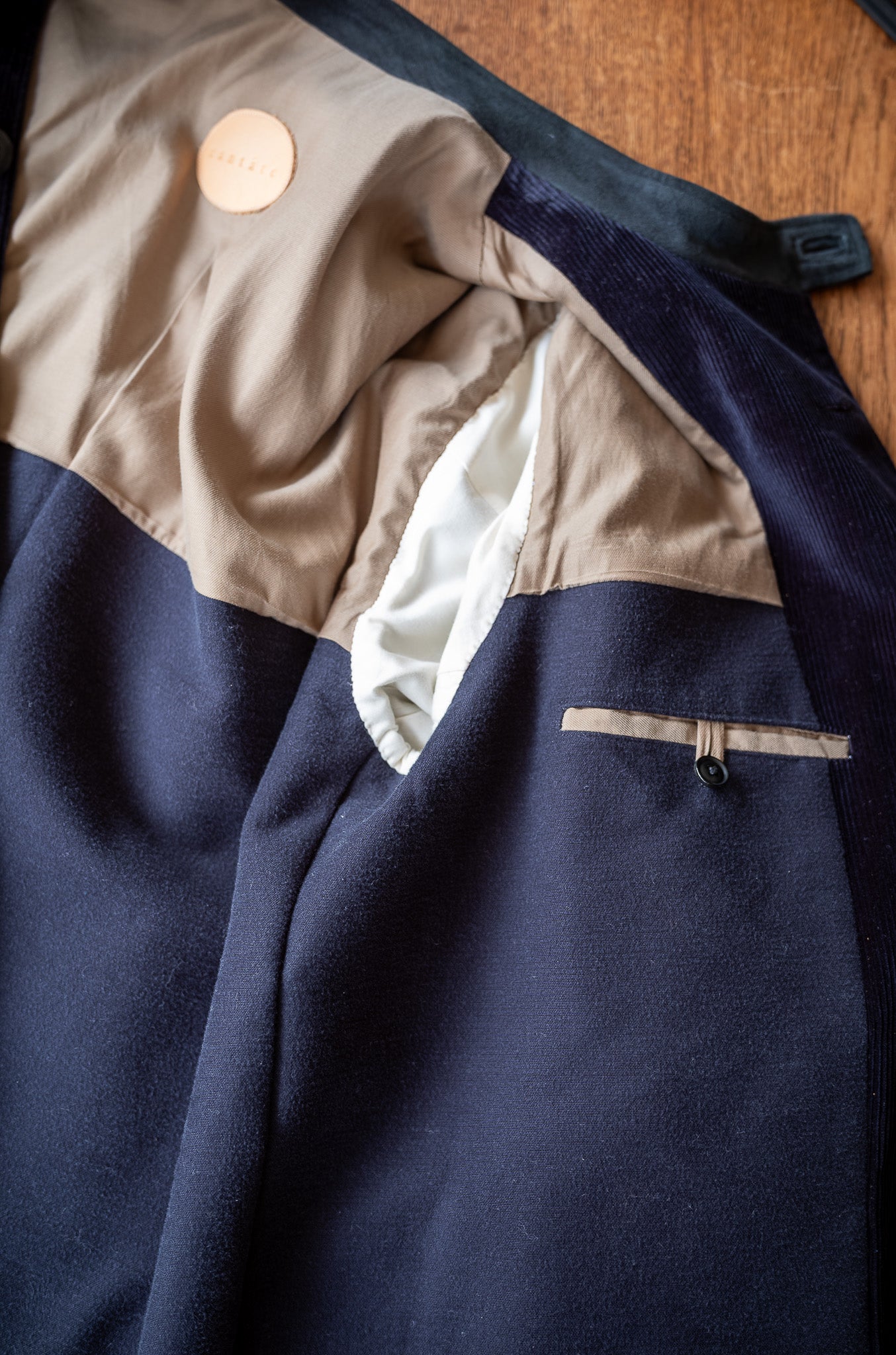 Corduroy Forestiere Jacket〔NAVY〕