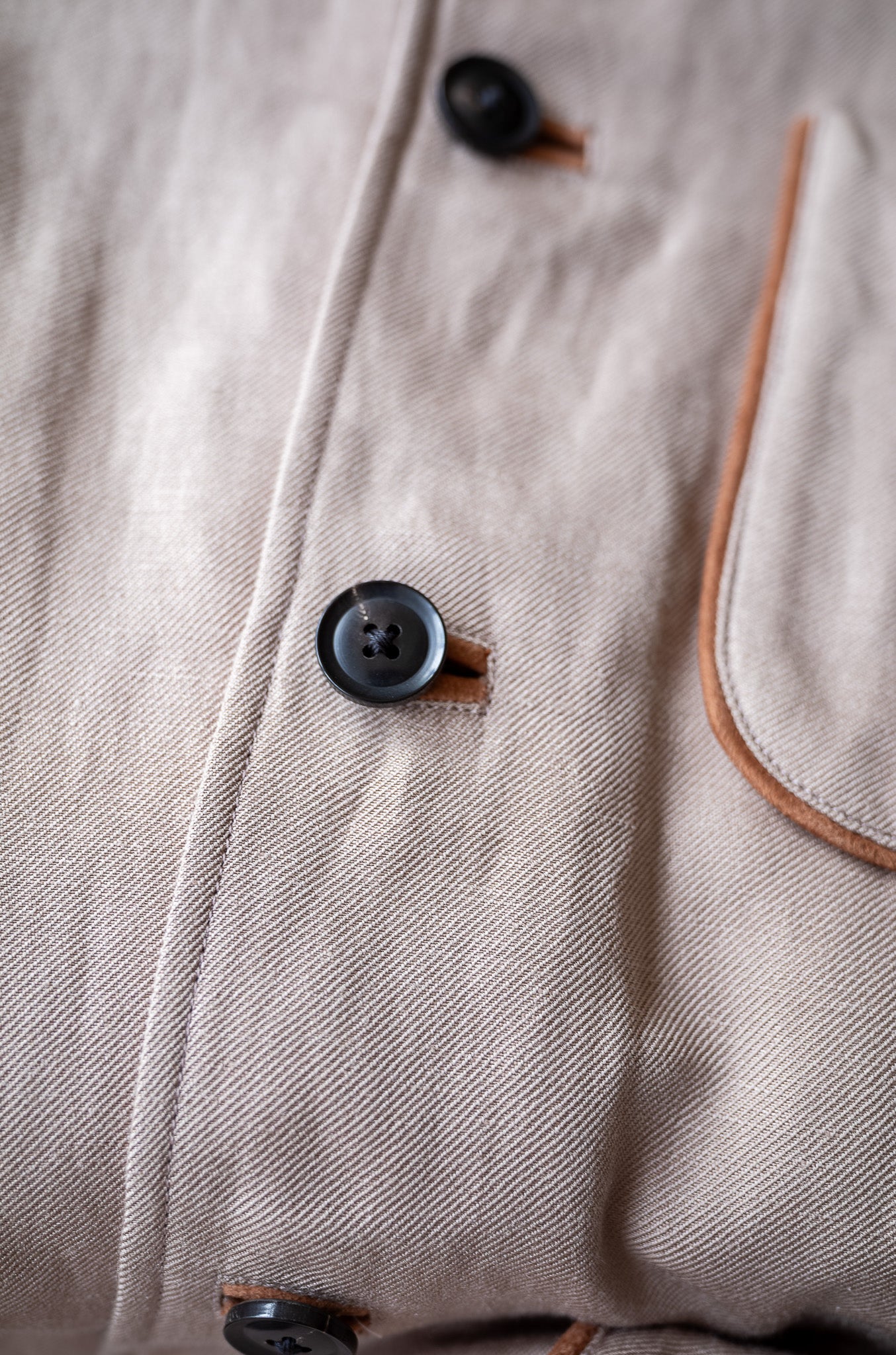 Silk Linen Forestiere Jacket〔MARON〕