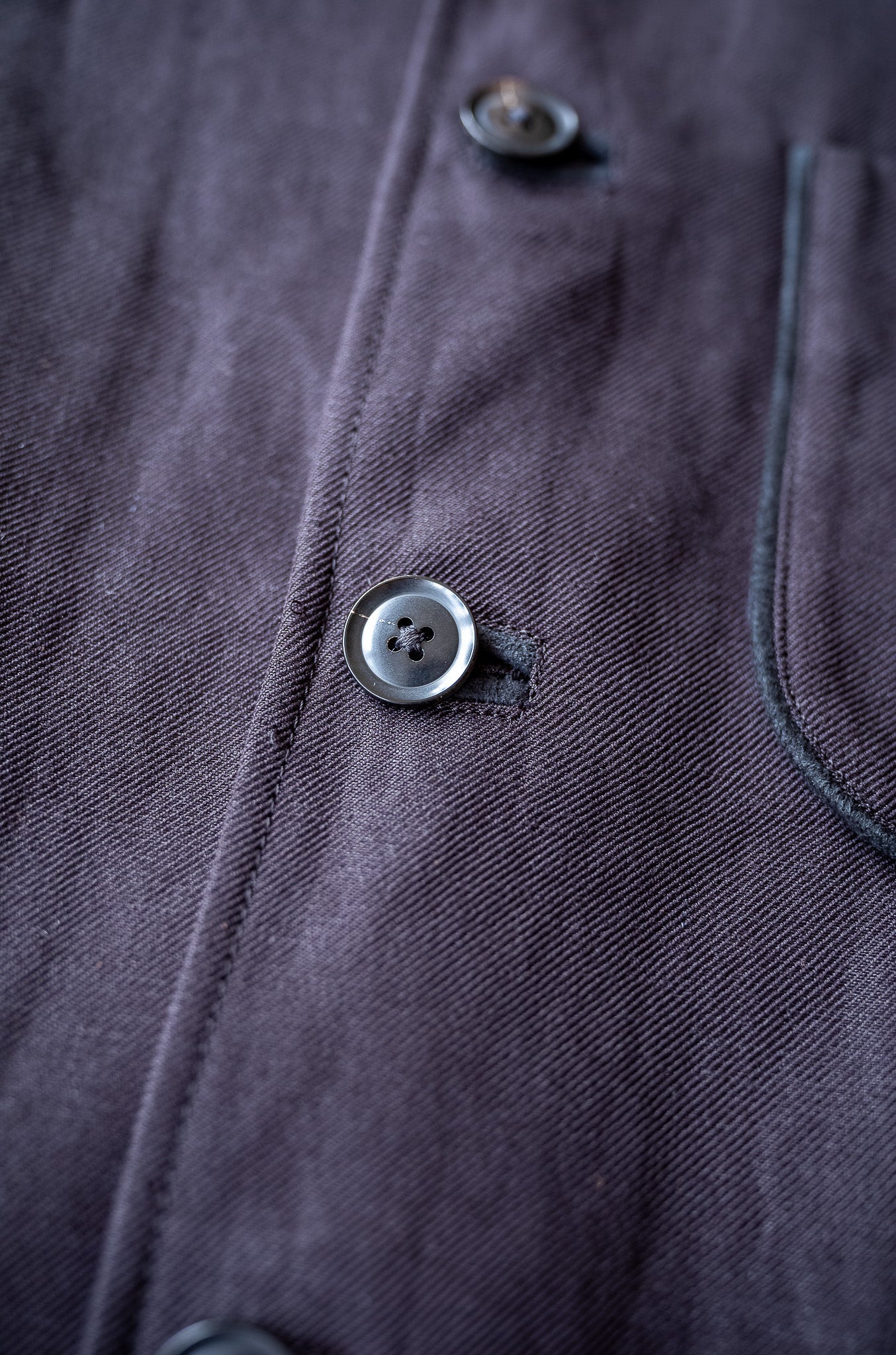 Silk Linen Forestiere Jacket 〔NOIR〕