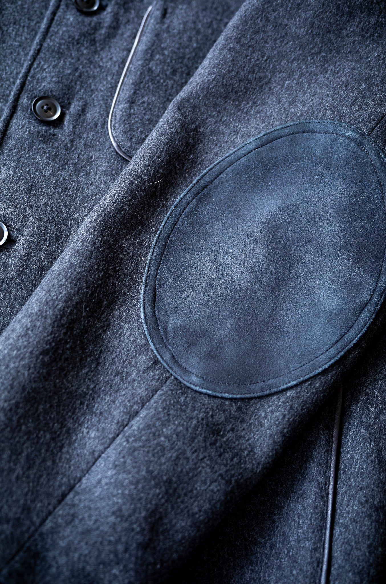 Wool Flannel Forestiere Jacket〔GRAY〕