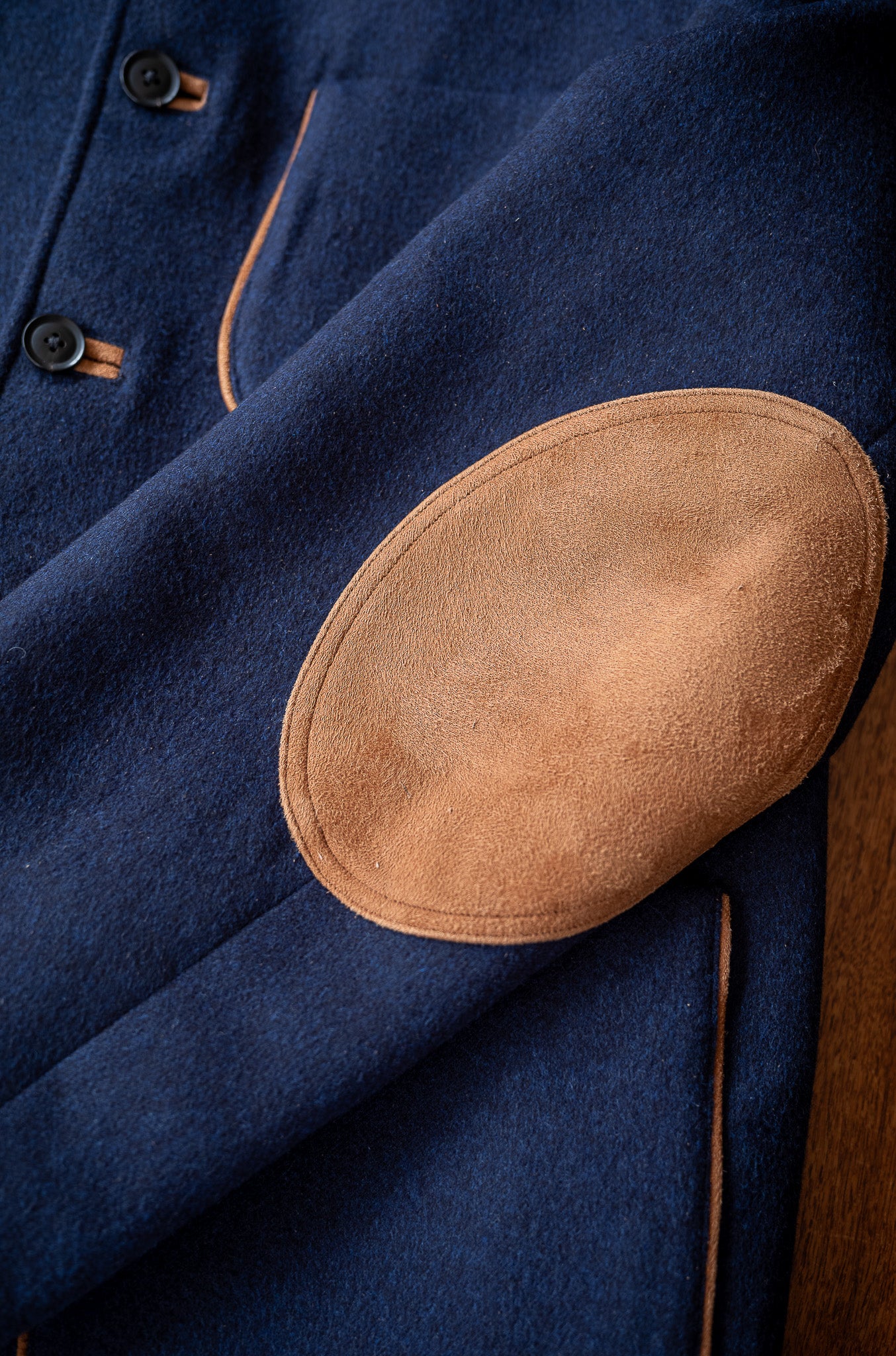 Wool Flannel Forestiere Jacket 〔NAVY〕