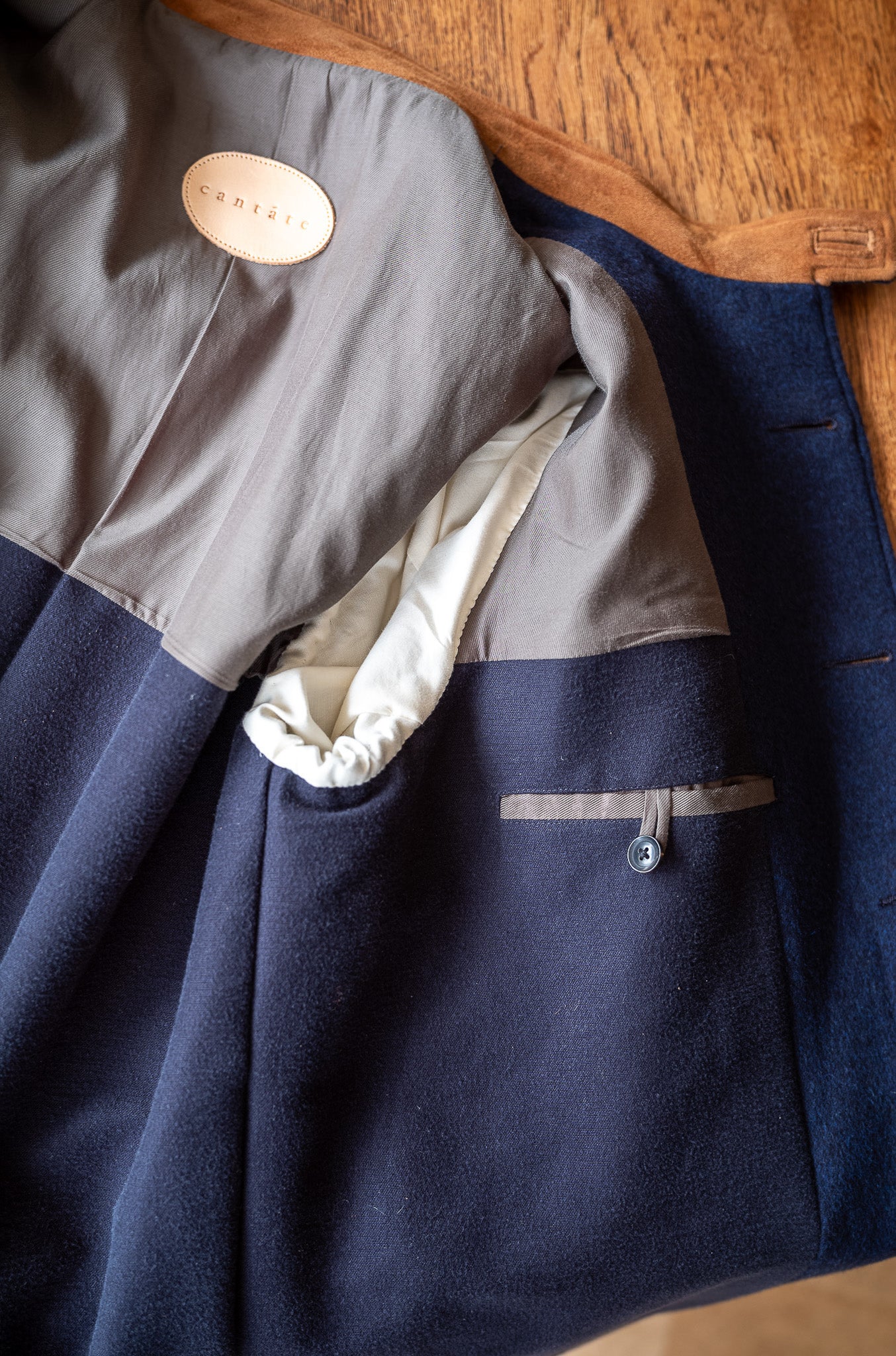 Wool Flannel Forestiere Jacket 〔NAVY〕