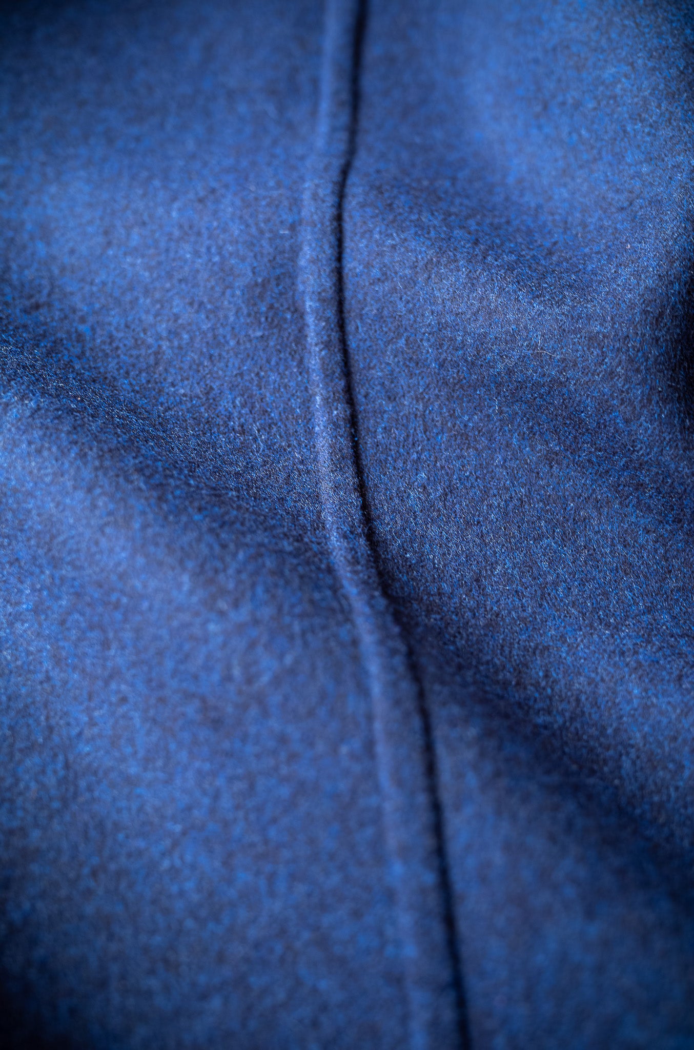 Hand Rever Wool Flannel Jacket〔NAVY〕