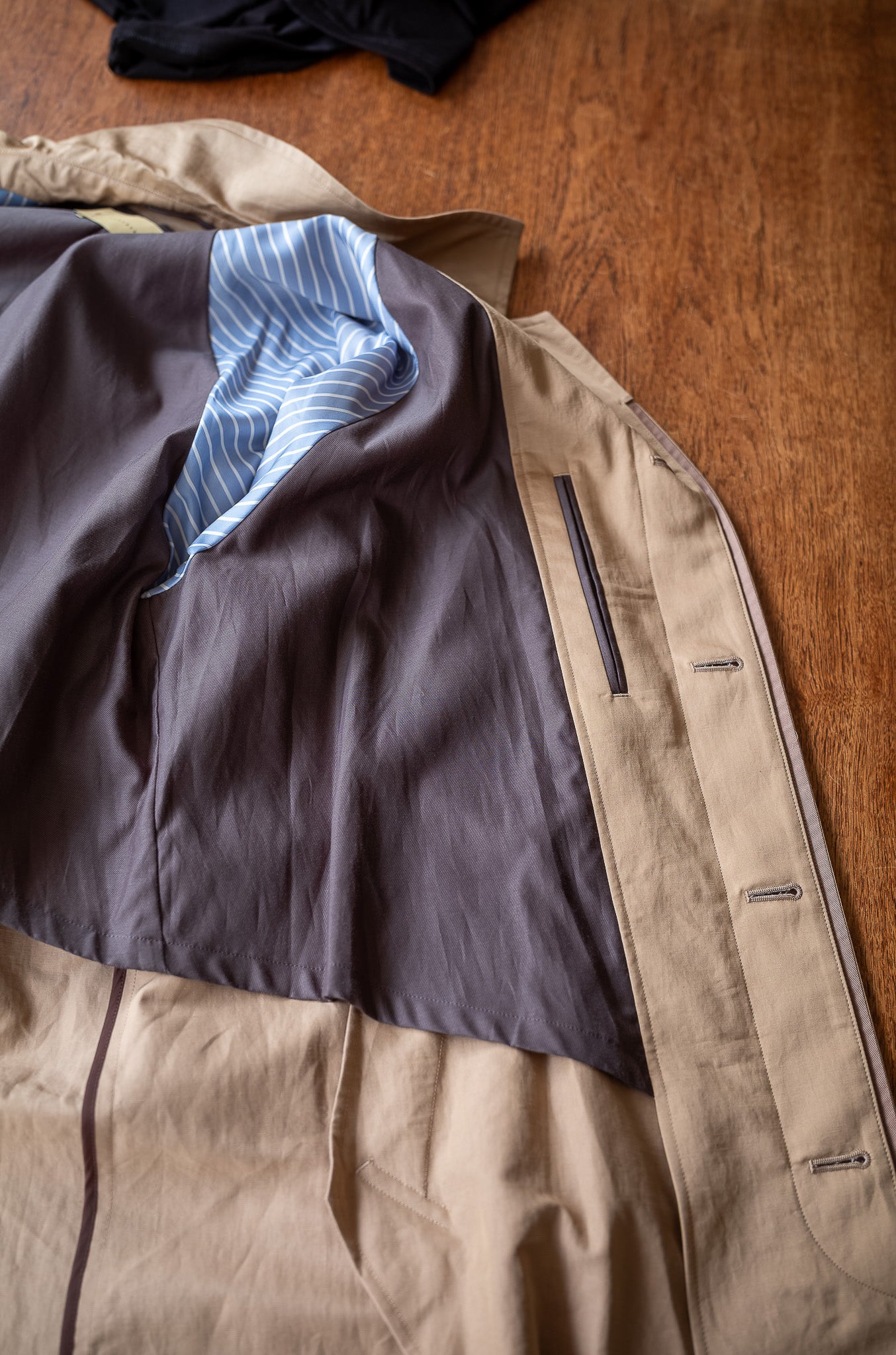 One-Piece Sleeve Balmacaan Coat〔MARON〕