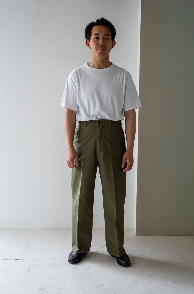 Whipcord Chinos 〔OLIVE DRAB〕 | cliché