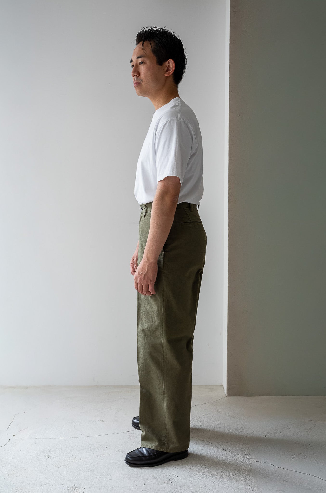Whipcord Chinos 〔OLIVE DRAB〕