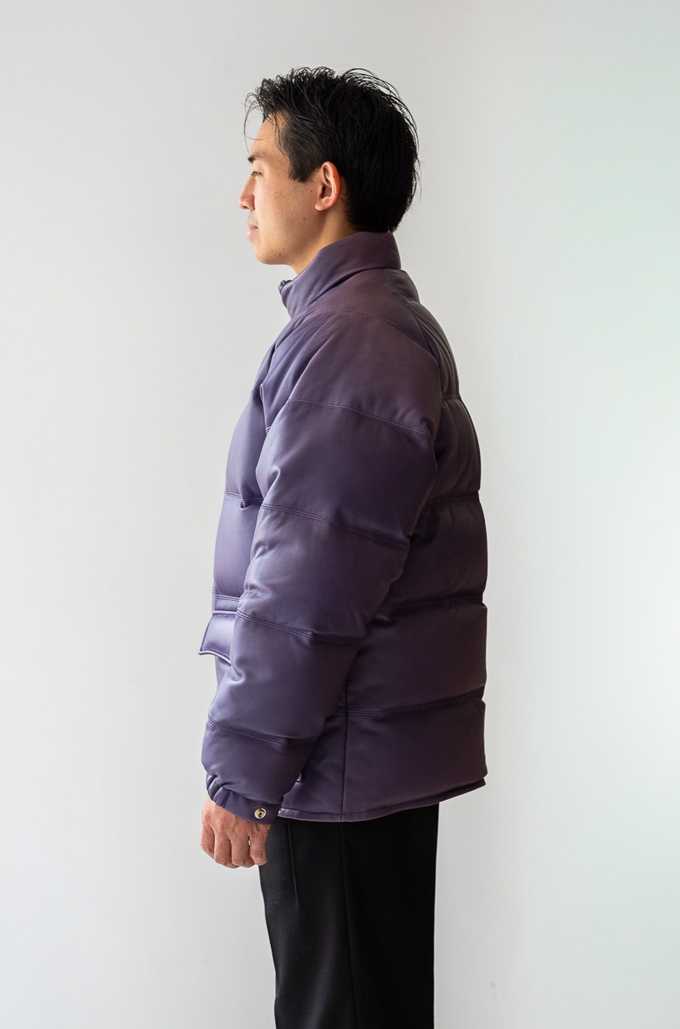 Sheep Skin Classic Down Jacket 〔LILAC〕