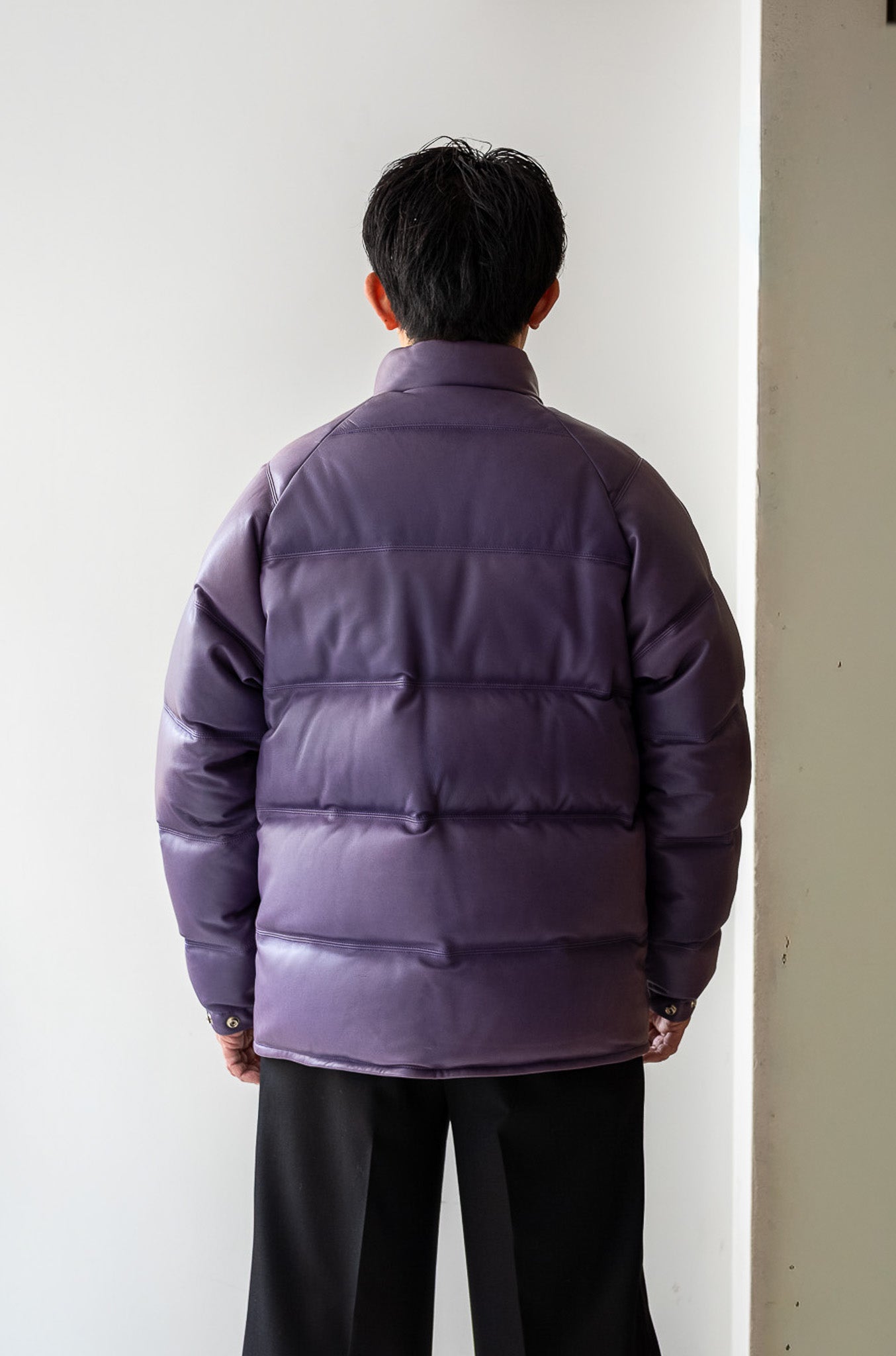 Sheep Skin Classic Down Jacket 〔LILAC〕