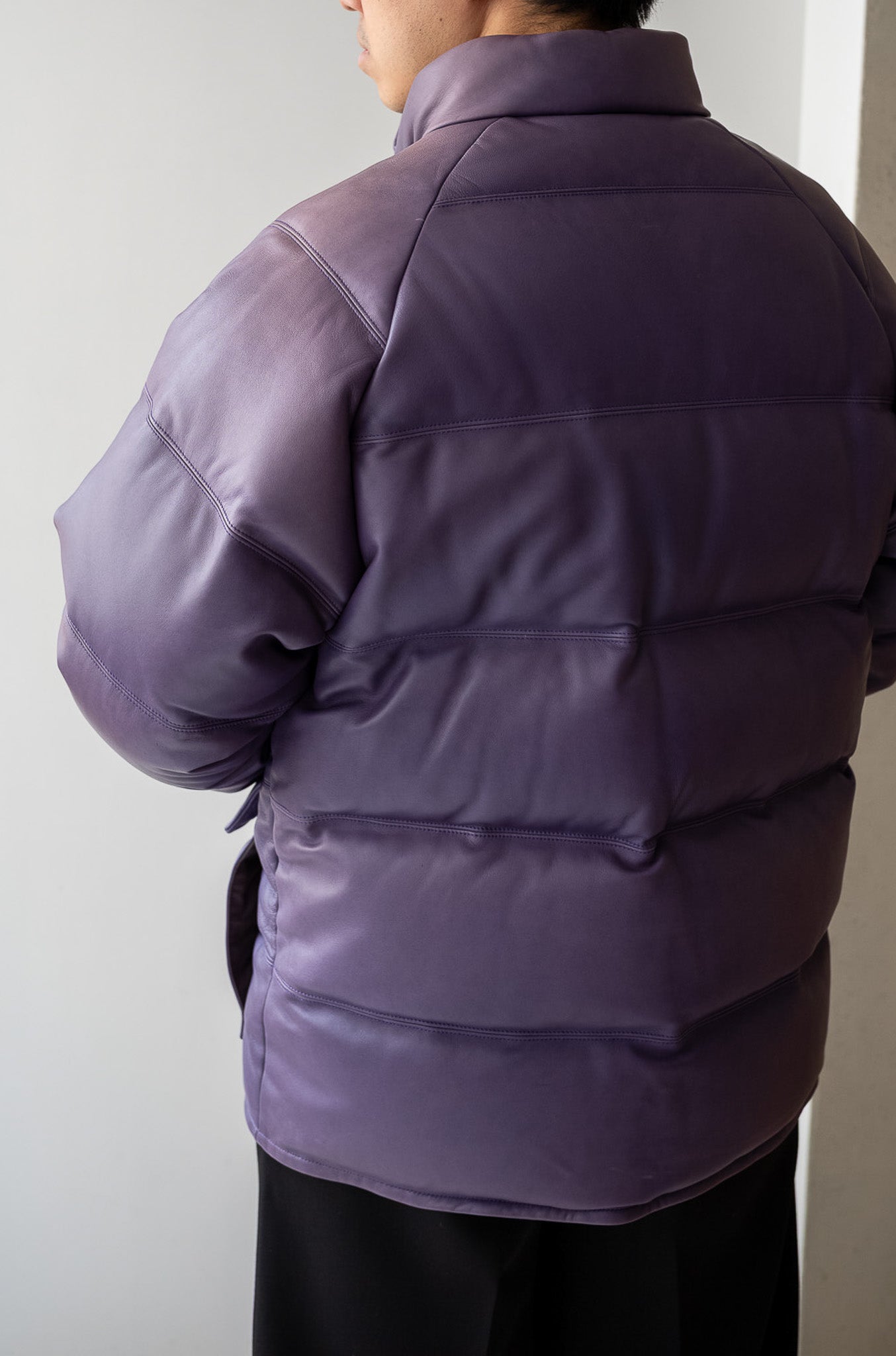 Sheep Skin Classic Down Jacket 〔LILAC〕