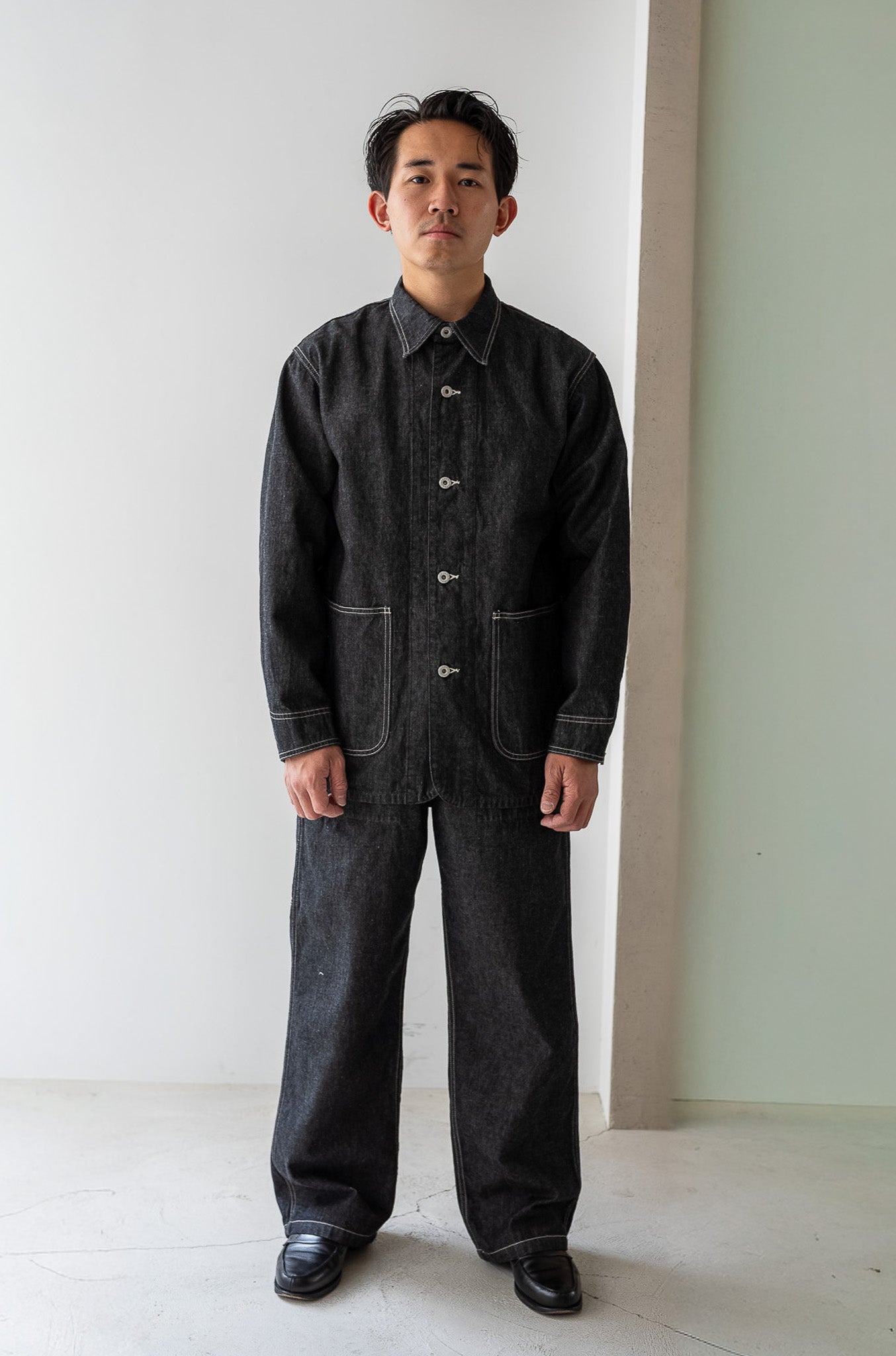 WW Ⅱ Coverall Jacket 〔BLACK〕