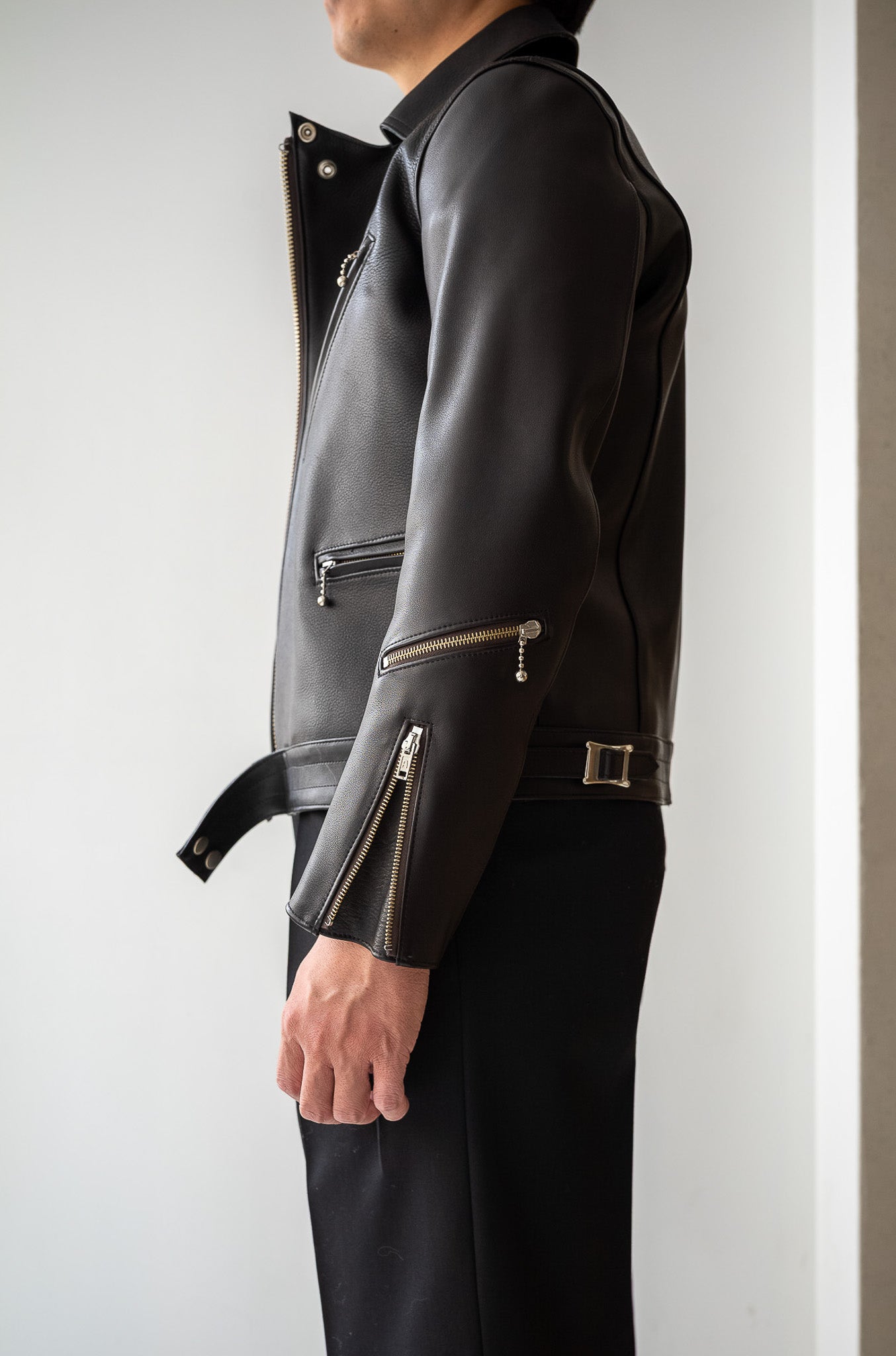 British Leather Jacket〔NOIR〕