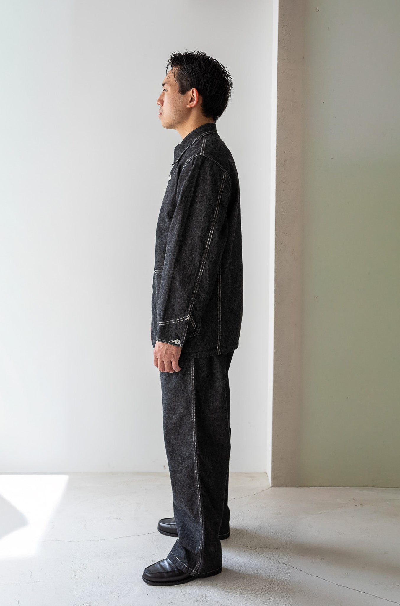 WW Ⅱ Coverall Jacket 〔BLACK〕